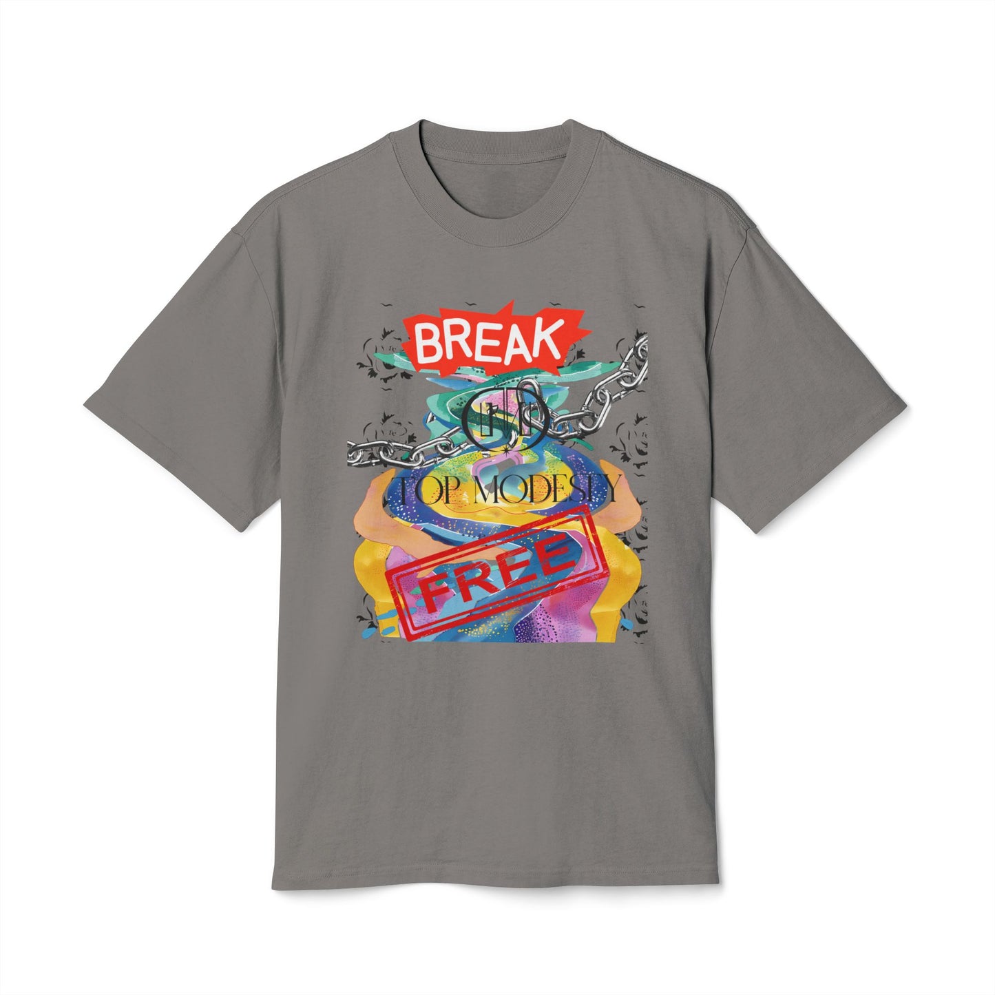 Top Modesty Break Free Unisex Heavy Faded Tee