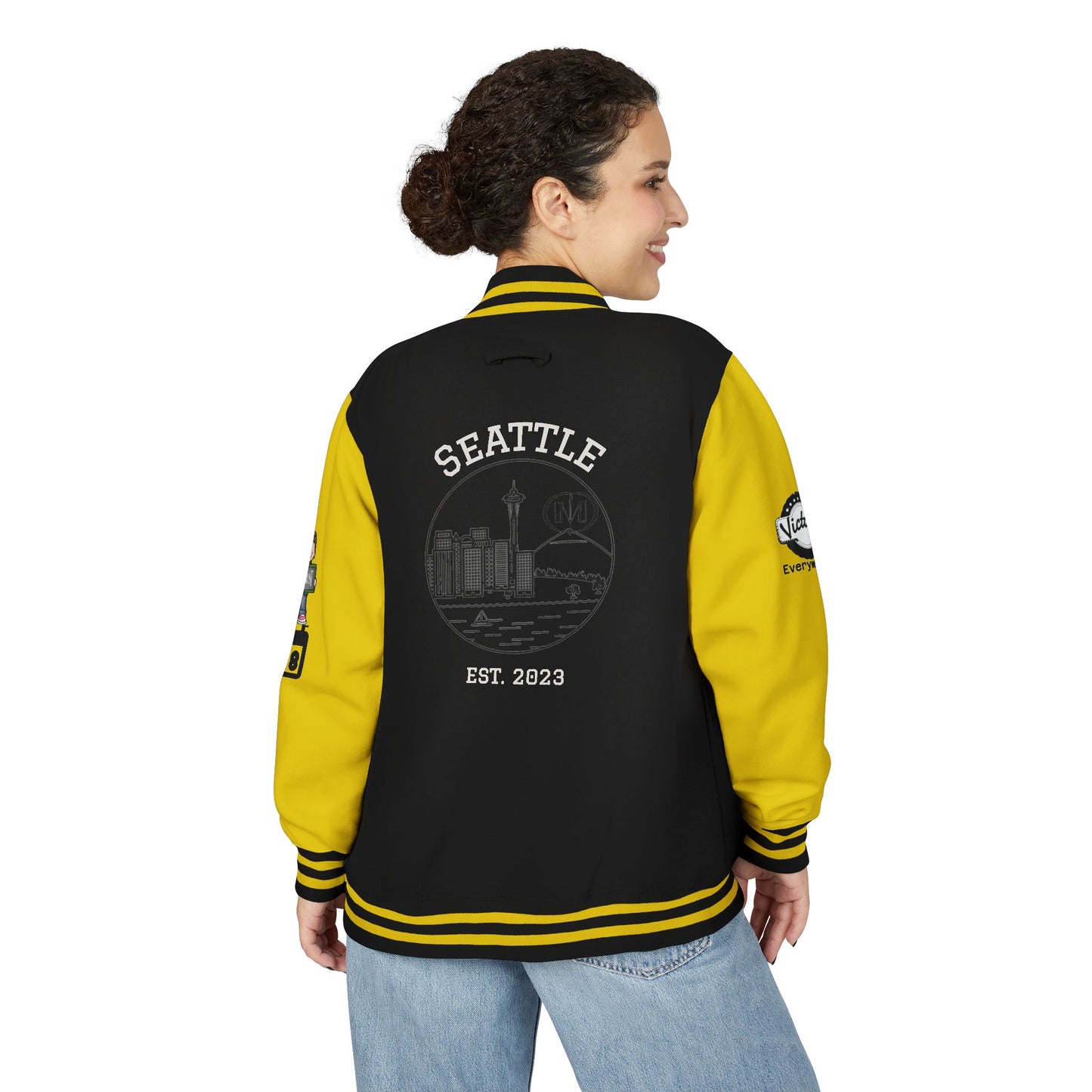 Top Modesty Trendy Unisex Heavyweight Letterman Jacket -
