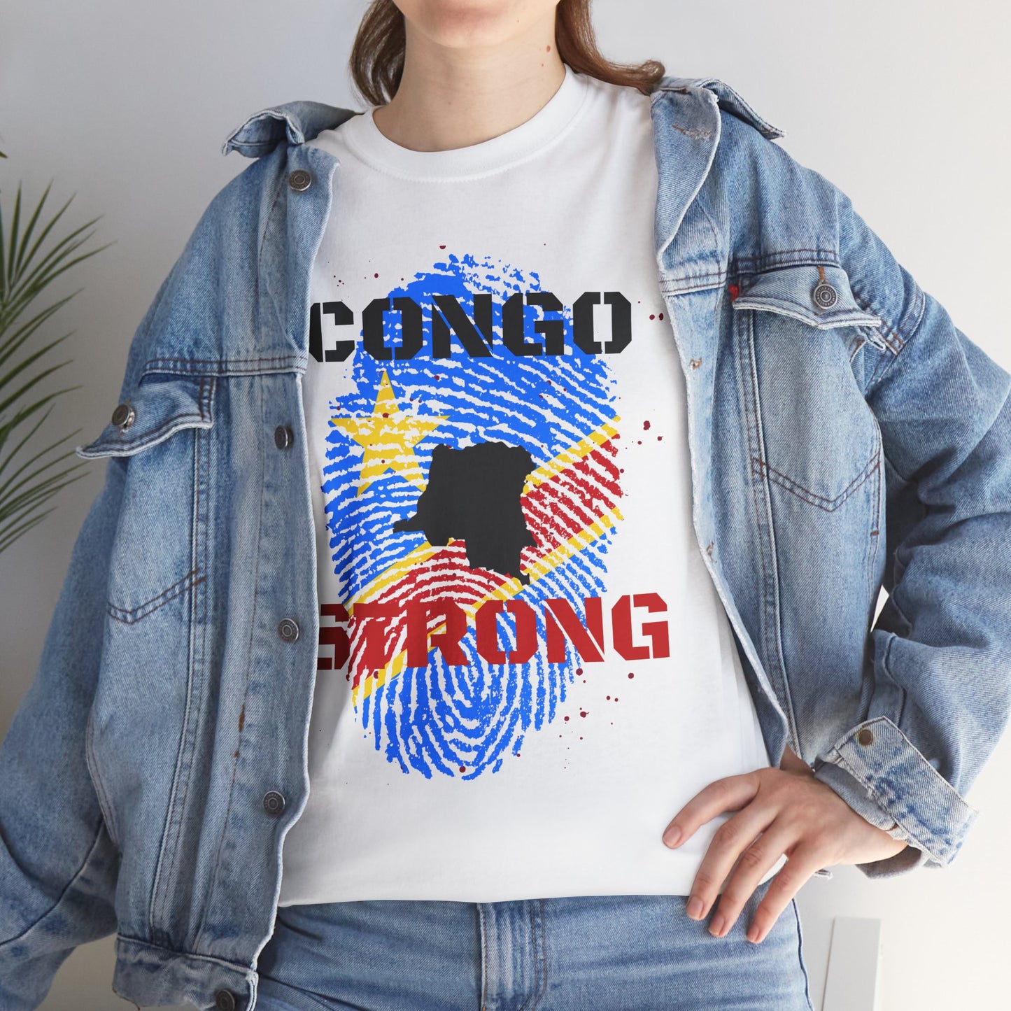 Top Modesty Congo Strong Unisex Heavy Cotton Tee