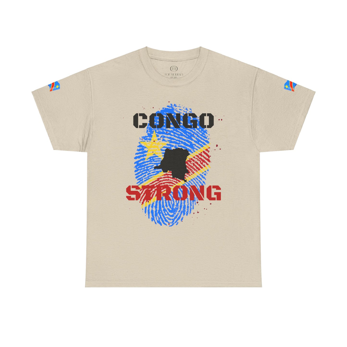 Top Modesty Congo Strong Unisex Heavy Cotton Tee
