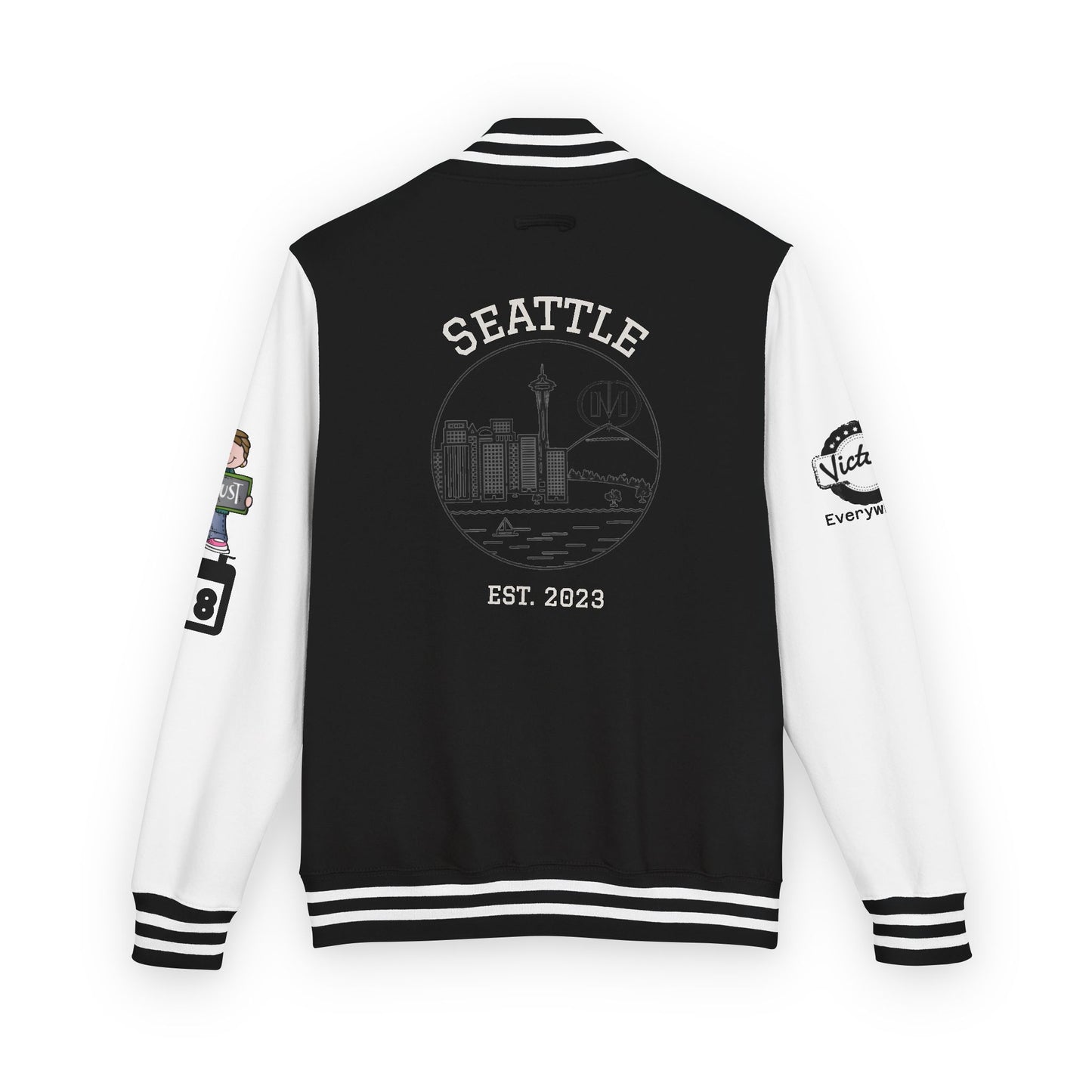 Top Modesty Trendy Unisex Heavyweight Letterman Jacket -