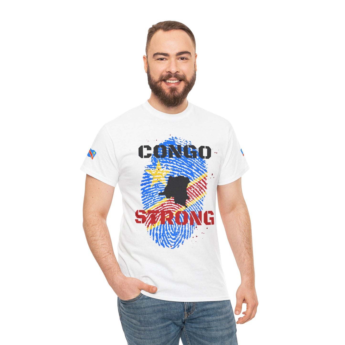 Top Modesty Congo Strong Unisex Heavy Cotton Tee
