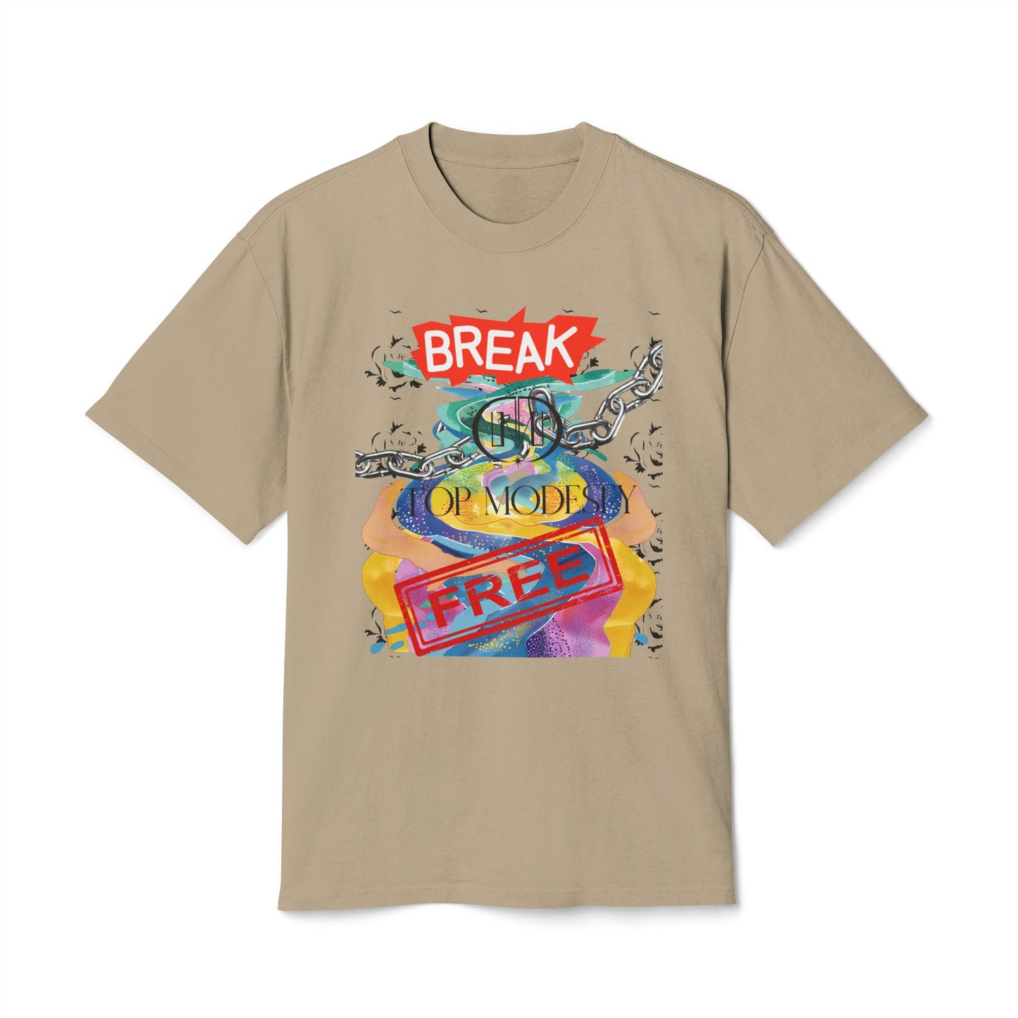 Top Modesty Break Free Unisex Heavy Faded Tee