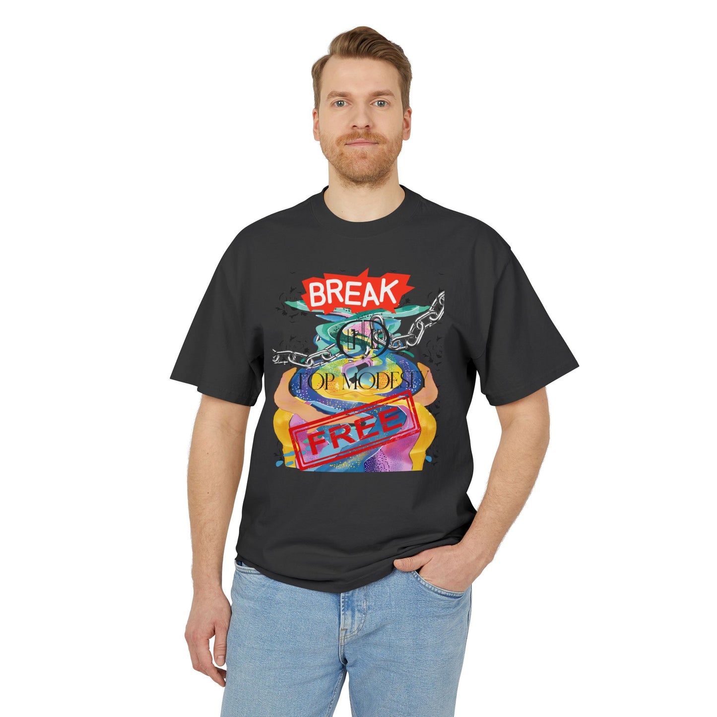Top Modesty Break Free Unisex Heavy Faded Tee