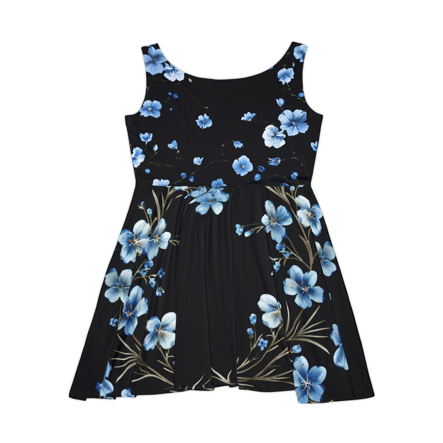 Top Modesty Elegant Women's Skater Dress (black)