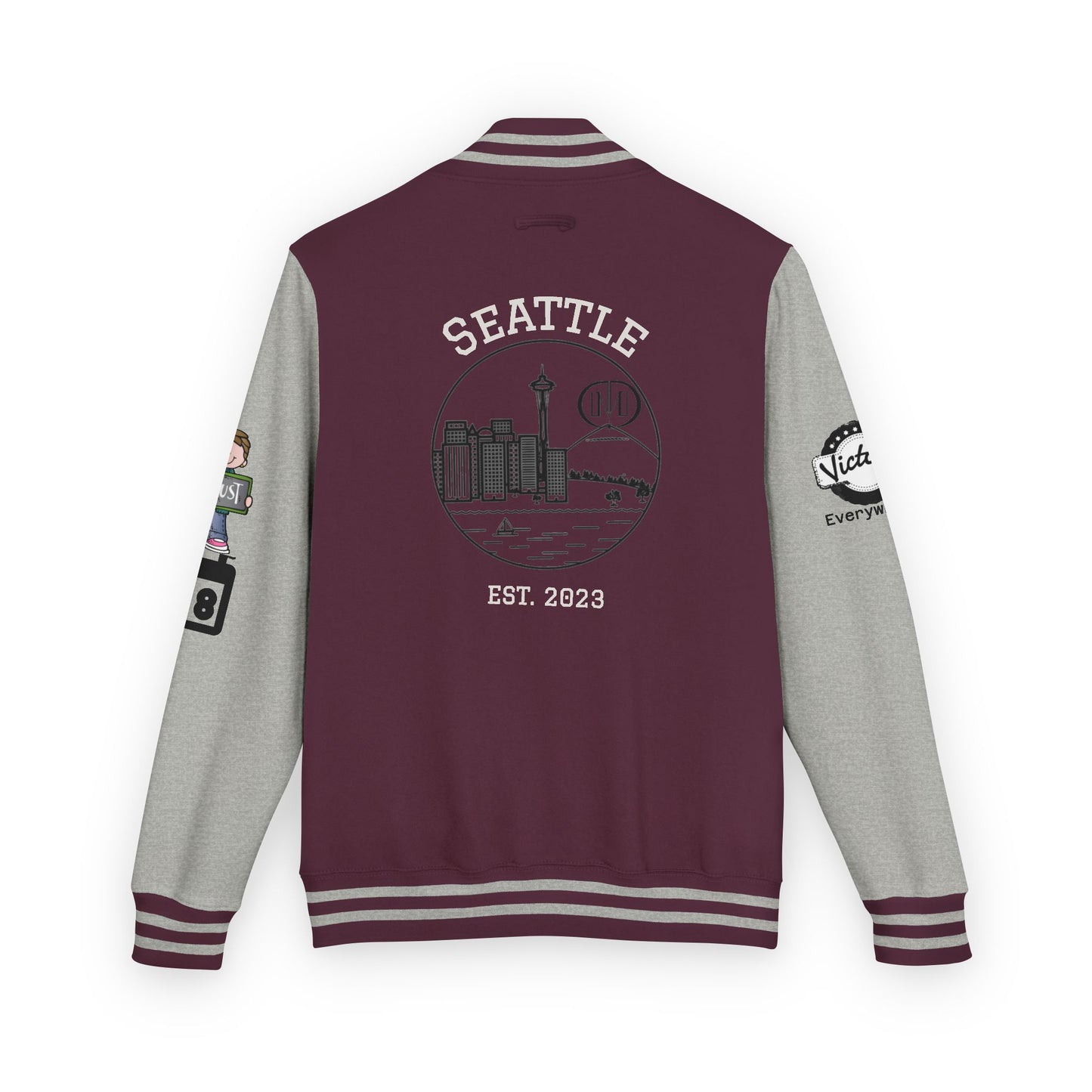 Top Modesty Trendy Unisex Heavyweight Letterman Jacket -