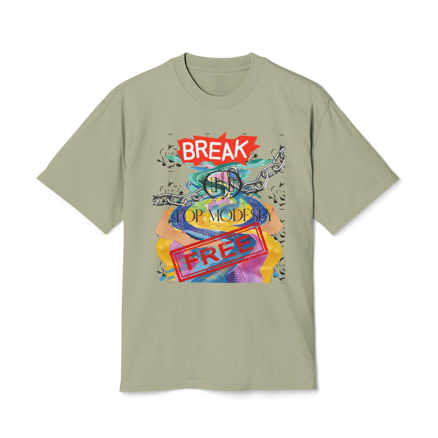 Top Modesty Break Free Unisex Heavy Faded Tee
