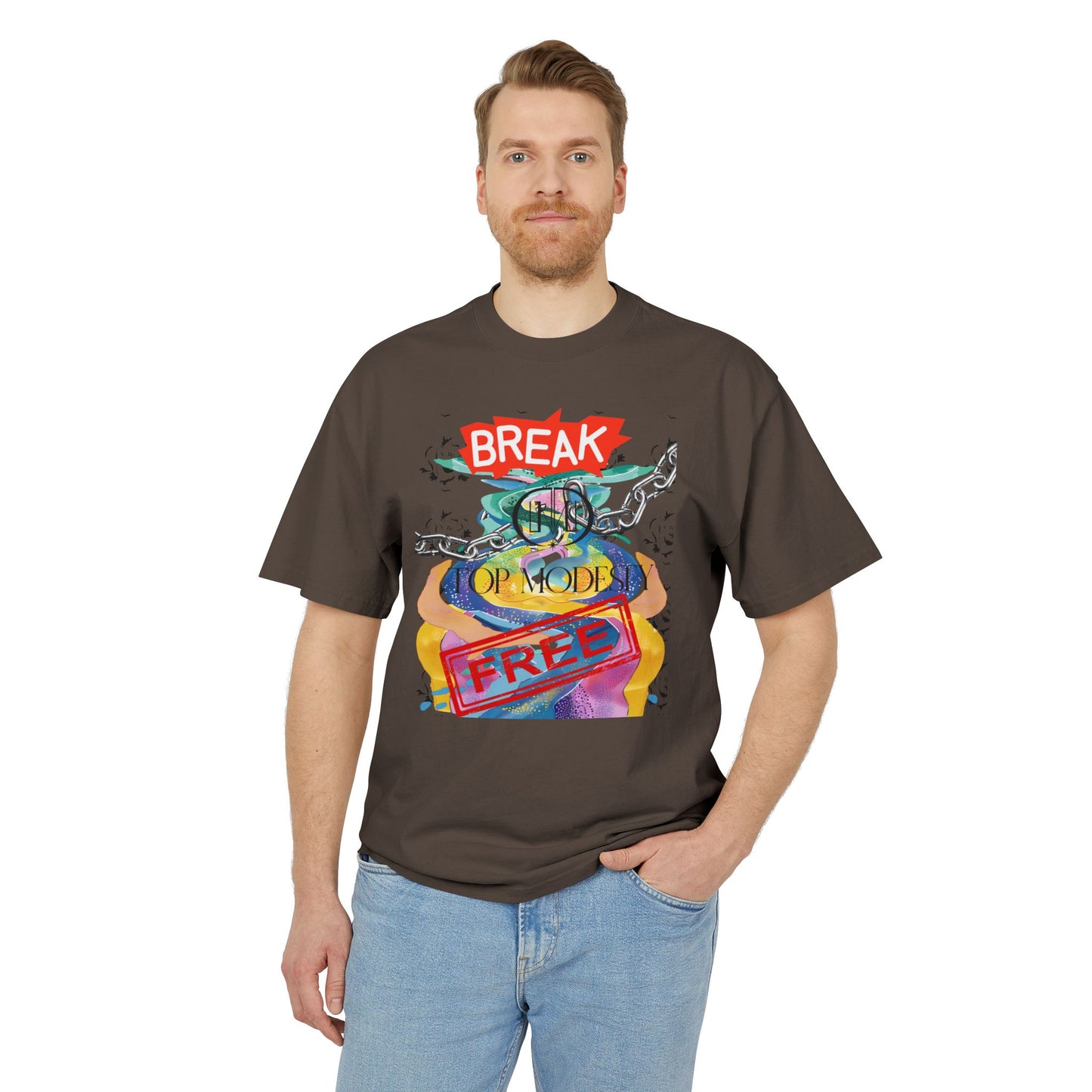 Top Modesty Break Free Unisex Heavy Faded Tee