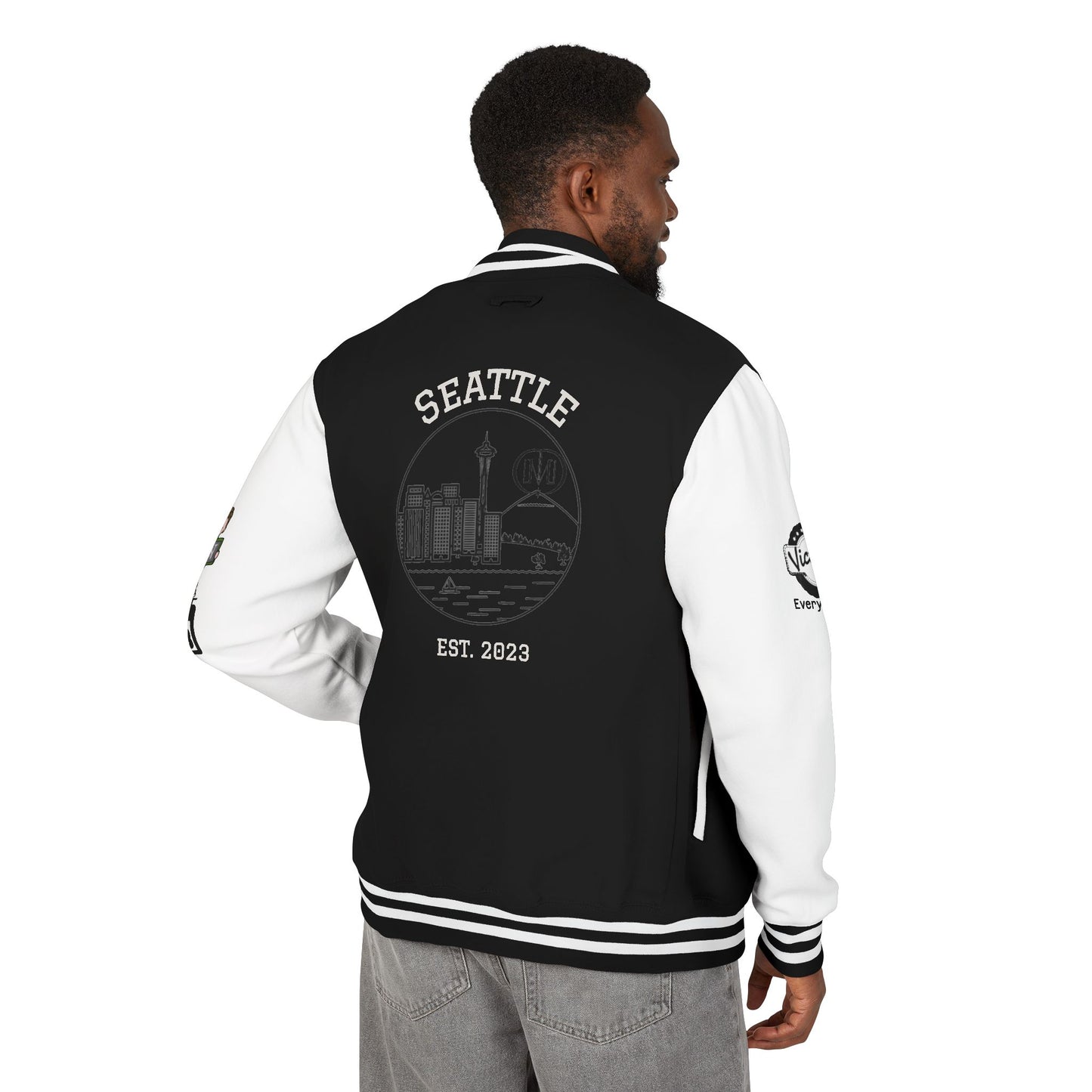 Top Modesty Trendy Unisex Heavyweight Letterman Jacket -