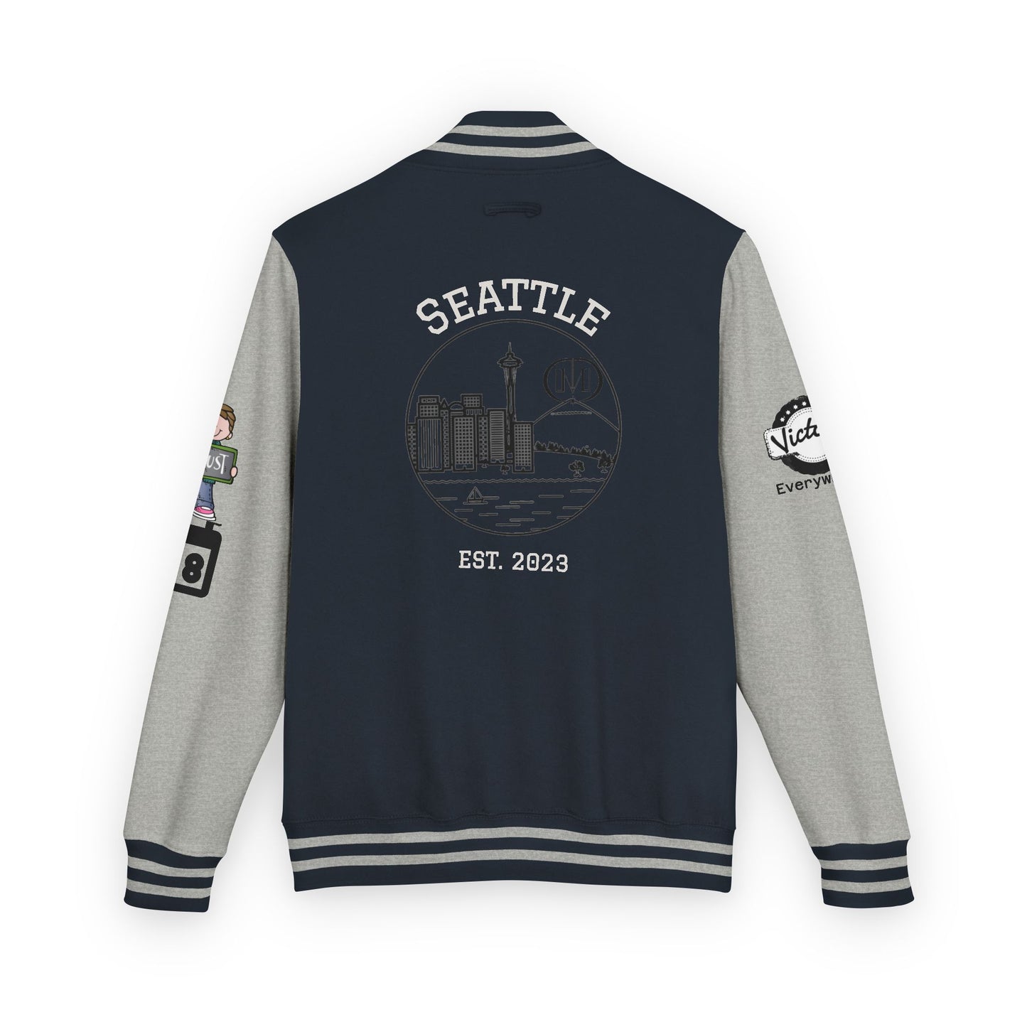 Top Modesty Trendy Unisex Heavyweight Letterman Jacket -