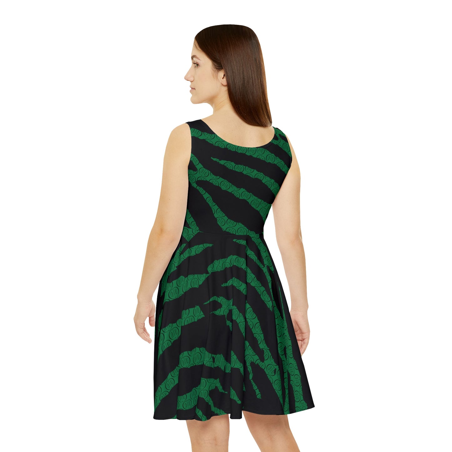 Top Modesty Bea Women's Skater Dress (Green)