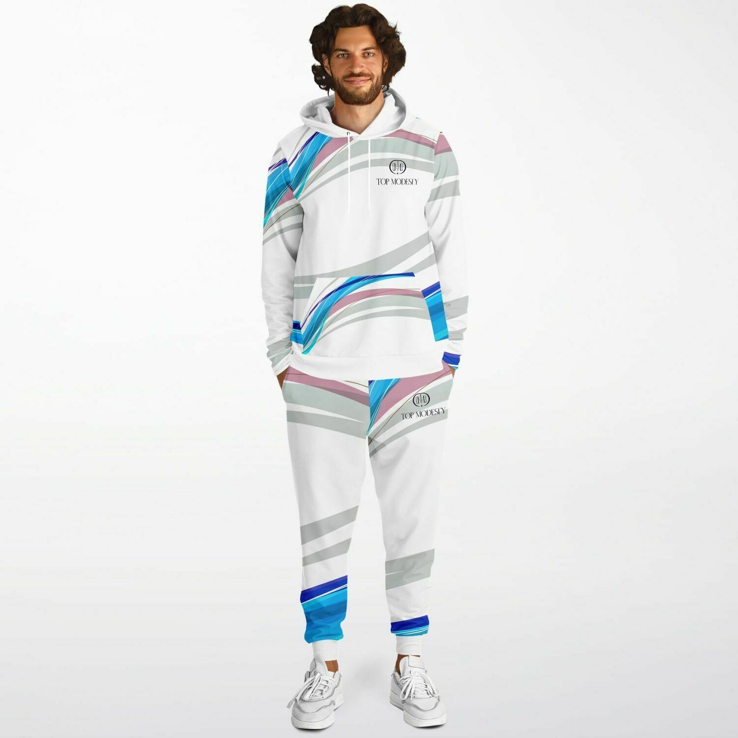 Top Modesty - Primo Fashion Hoodie & Jogger - White