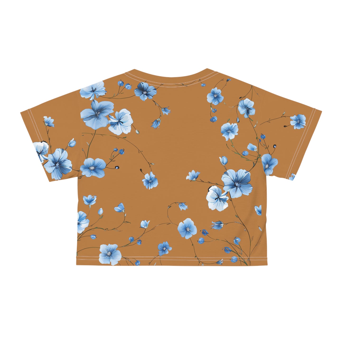 Top Modesty Clásico Crop Tee (Light brown)