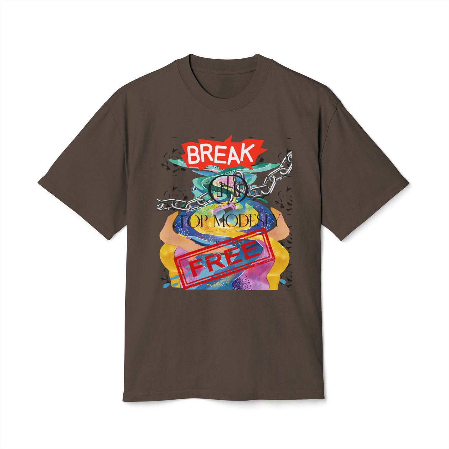 Top Modesty Break Free Unisex Heavy Faded Tee