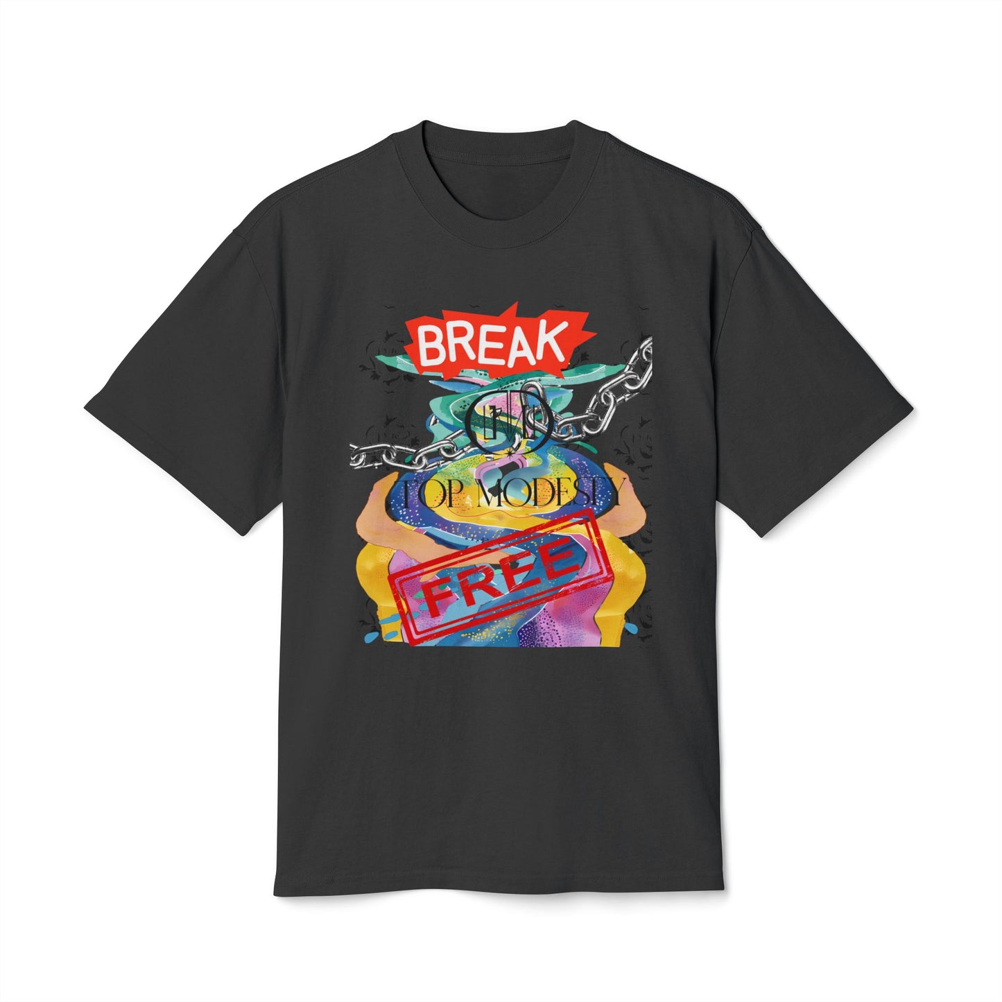 Top Modesty Break Free Unisex Heavy Faded Tee