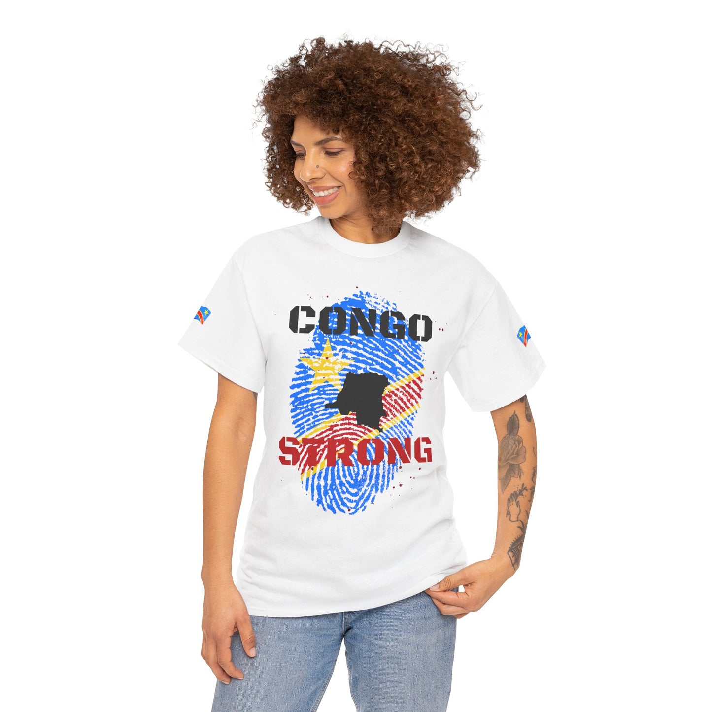 Top Modesty Congo Strong Unisex Heavy Cotton Tee
