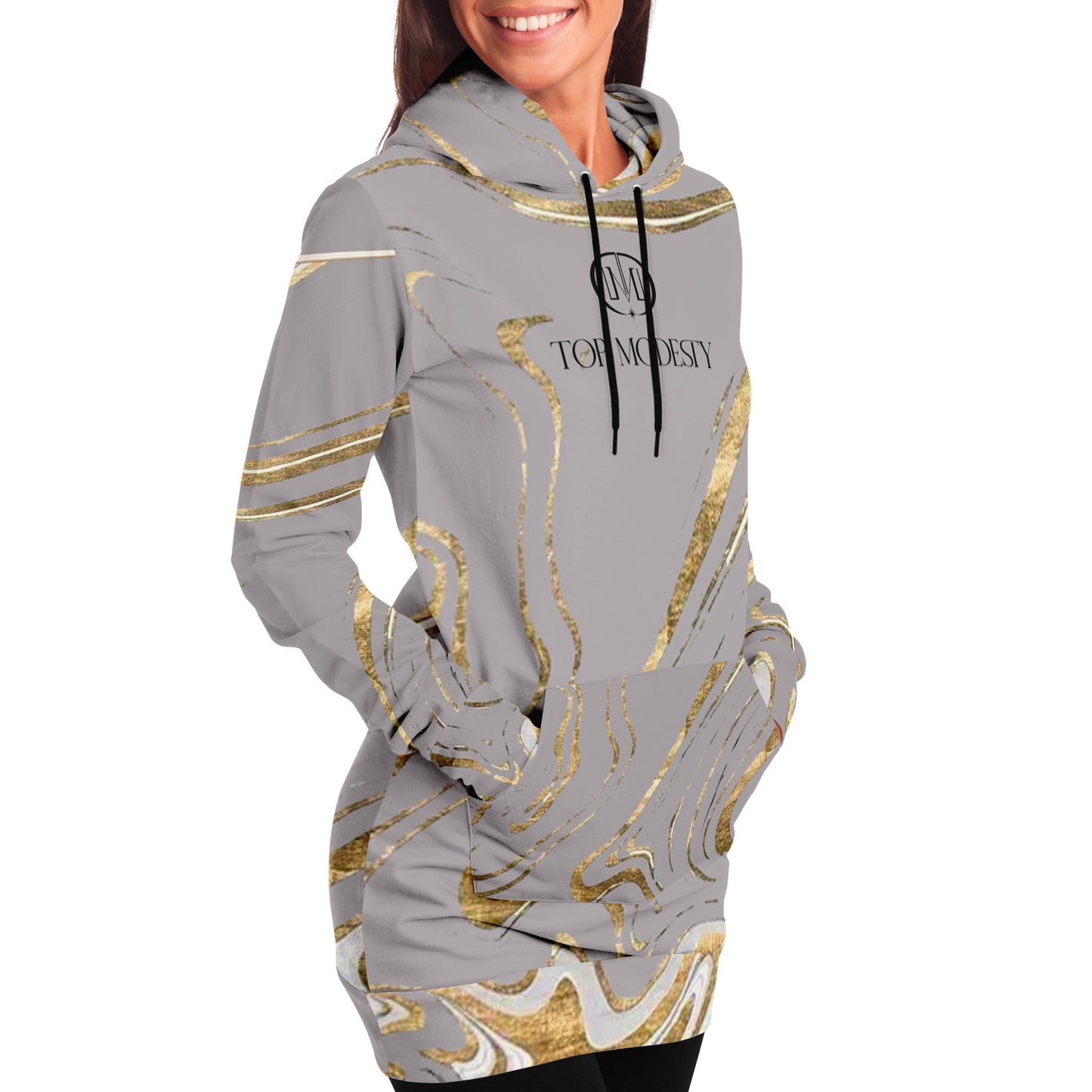 Top Modesty B.Y.O.D Collection Fashion Longline Hoodie - Women Collection