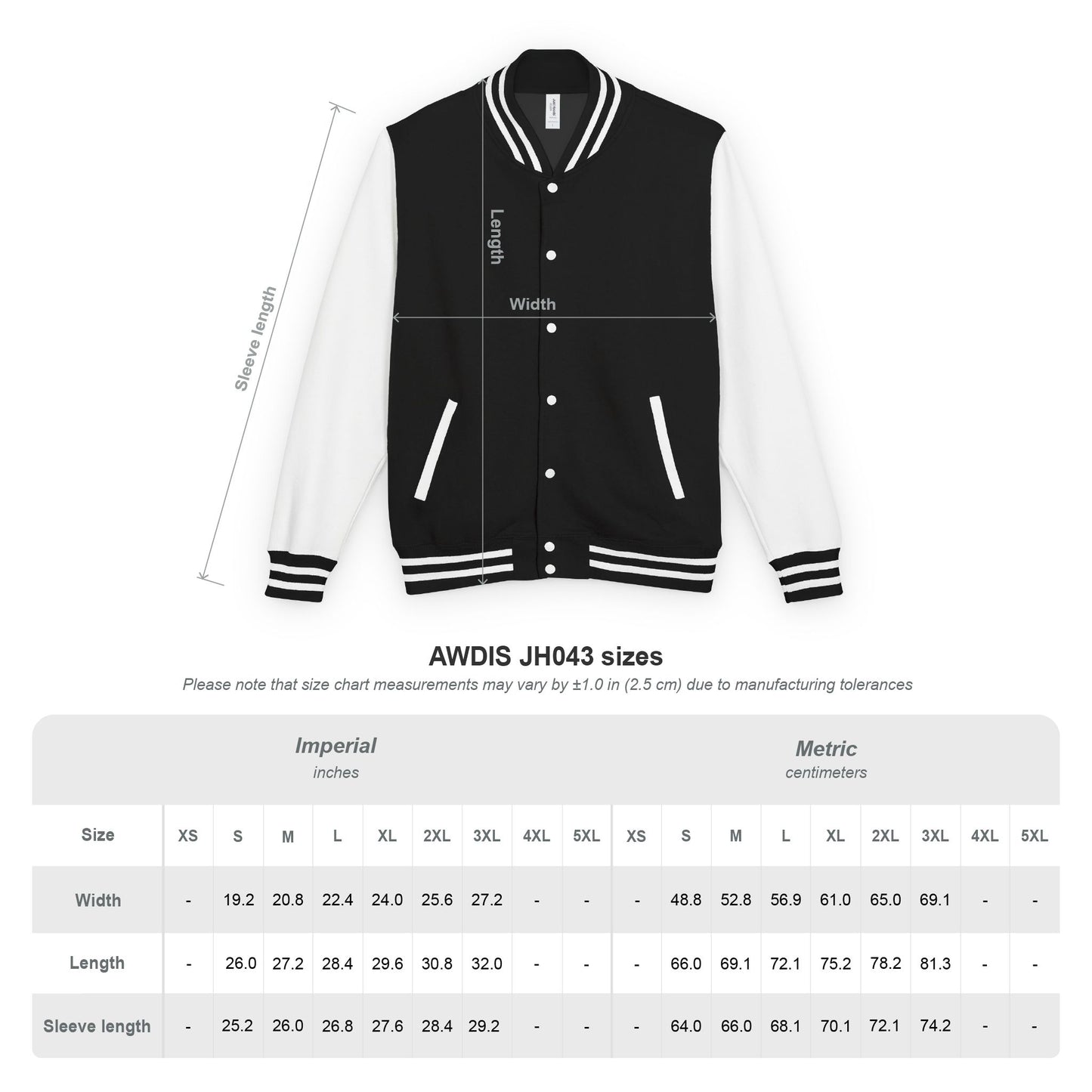 Top Modesty Trendy Unisex Heavyweight Letterman Jacket -