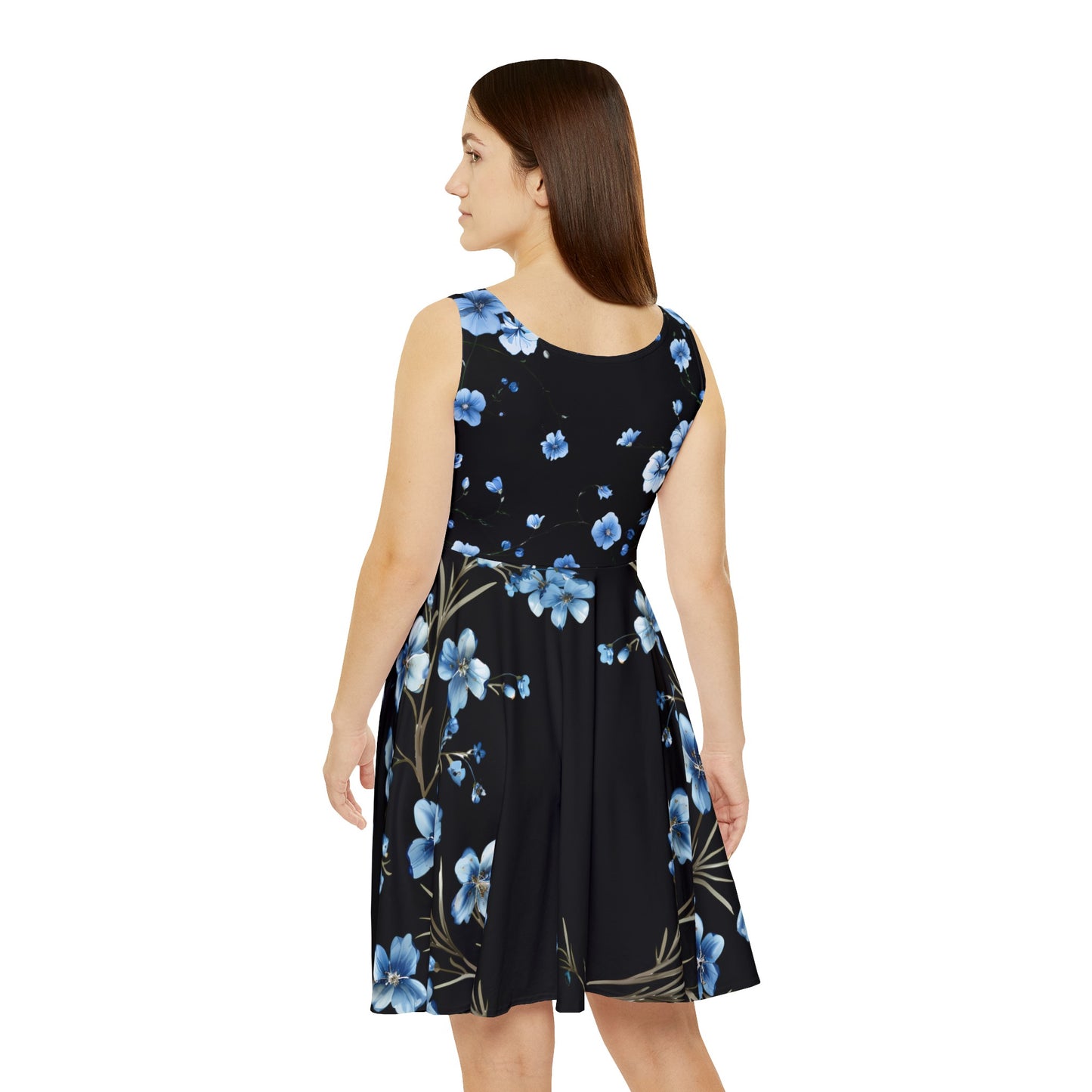 Top Modesty Elegant Women's Skater Dress (black)