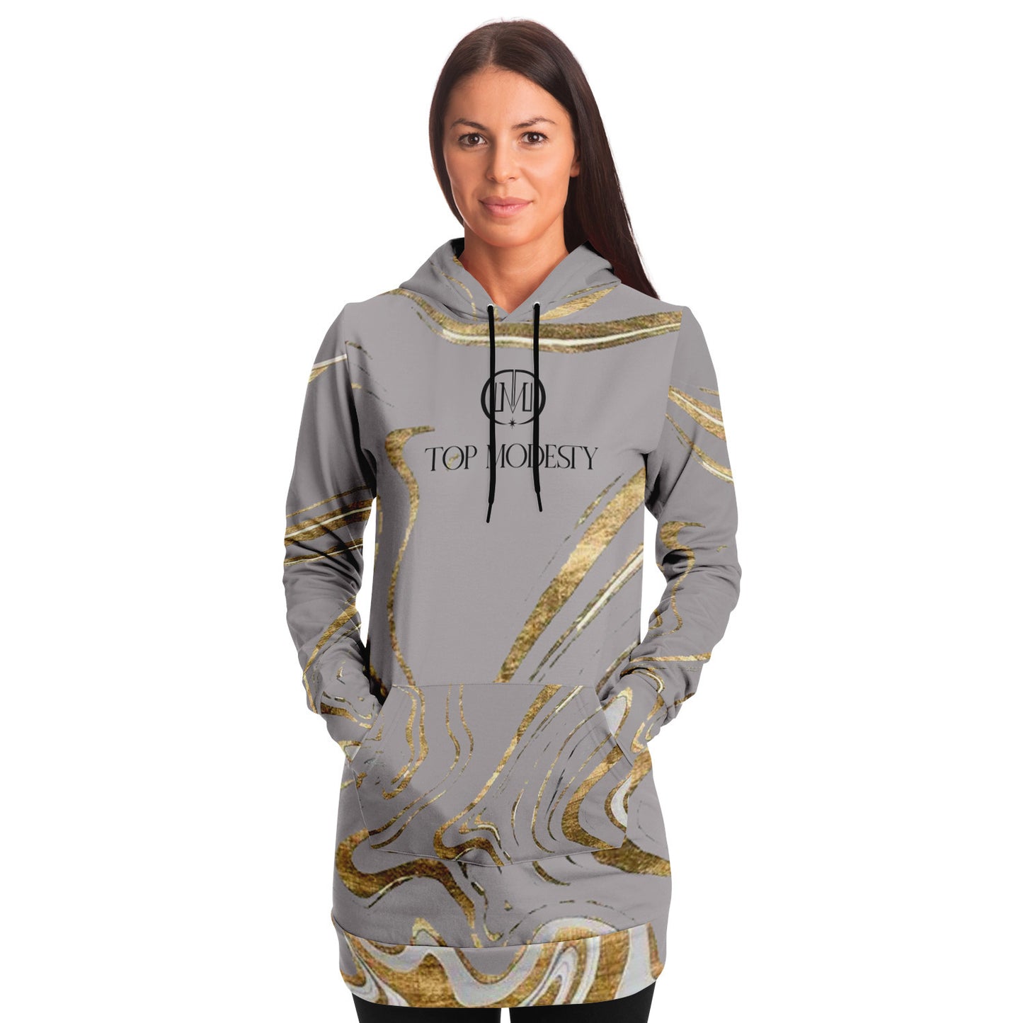 Top Modesty B.Y.O.D Collection Fashion Longline Hoodie - Women Collection
