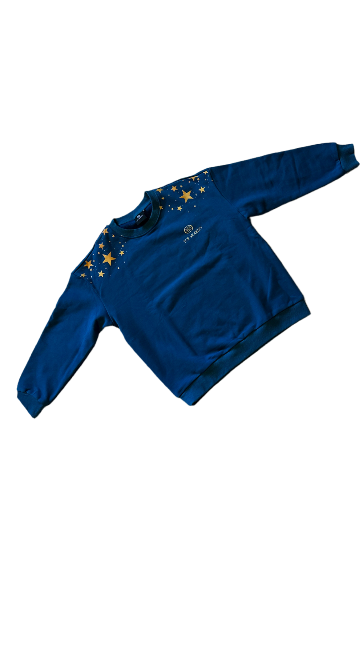 Top Modesty Simply Stars Crewneck Sweater