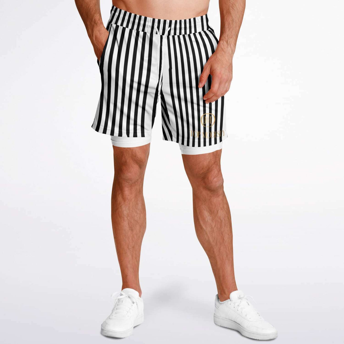 Top Modesty Men's 2-in-1 Shorts