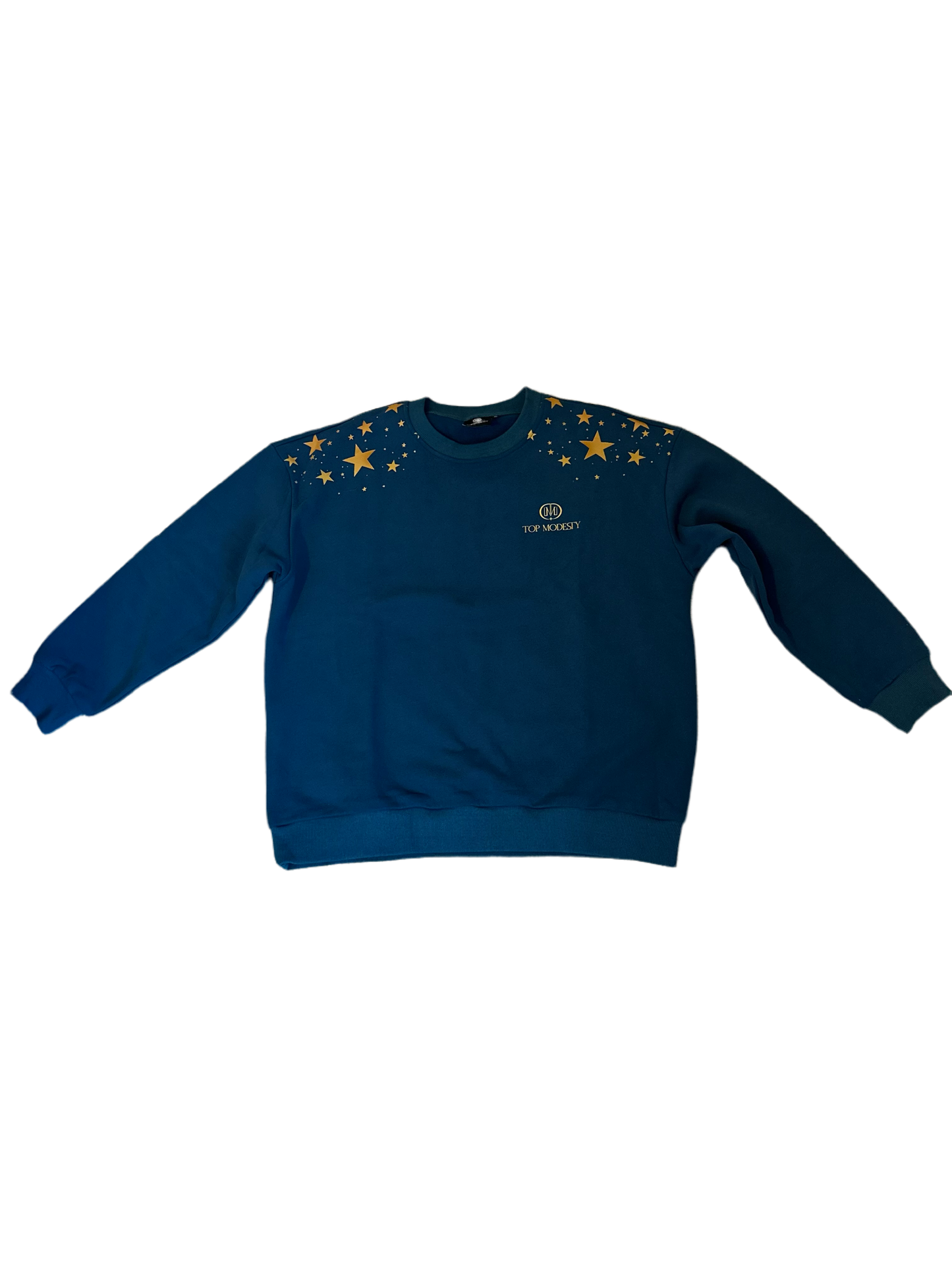 Top Modesty Simply Stars Crewneck Sweater