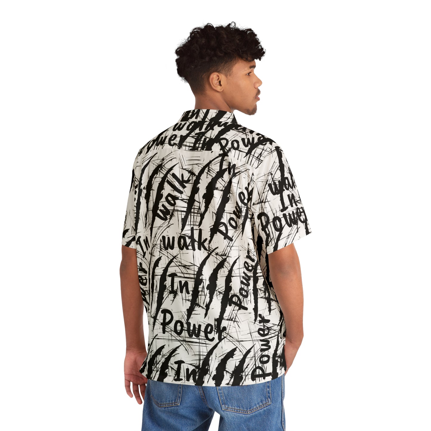 Top Modesty W.I.P(Walk In Power) Men's Hawaiian Shirt