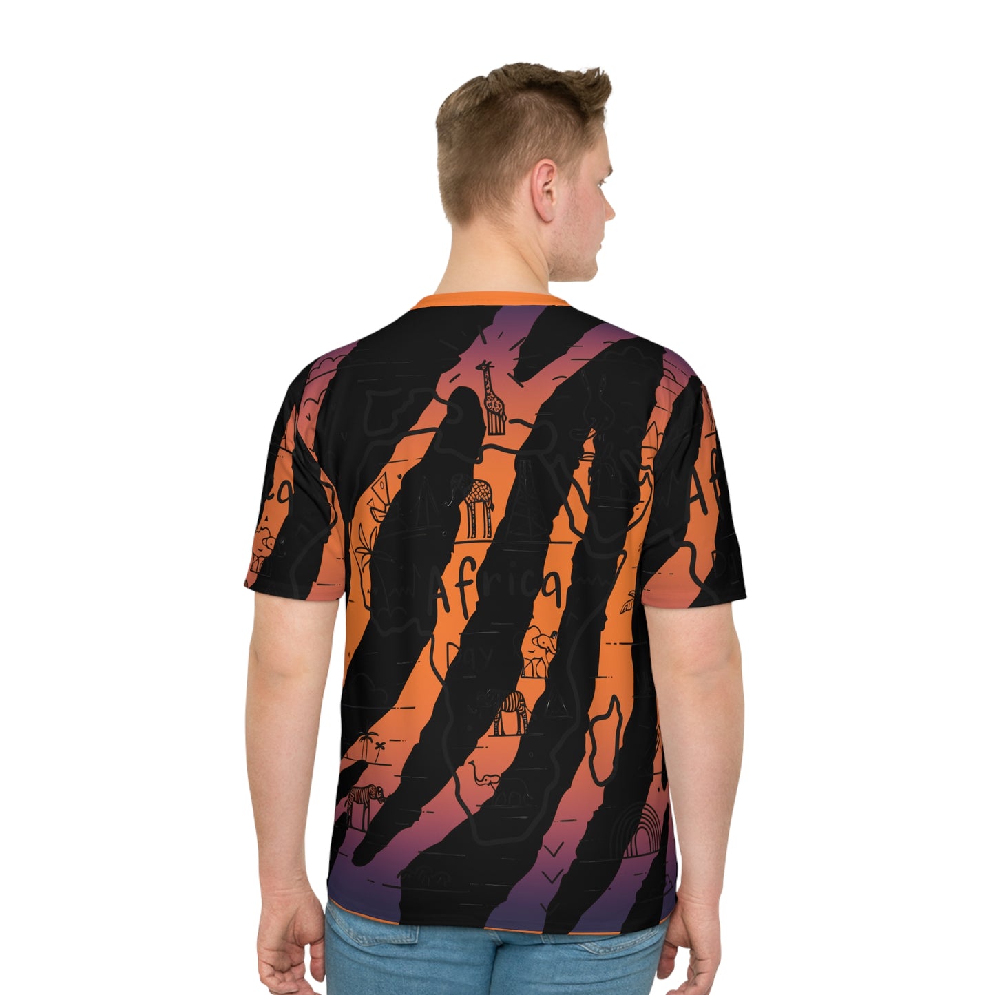 Top Modesty Men's Africa Day T-shirt-Crusta