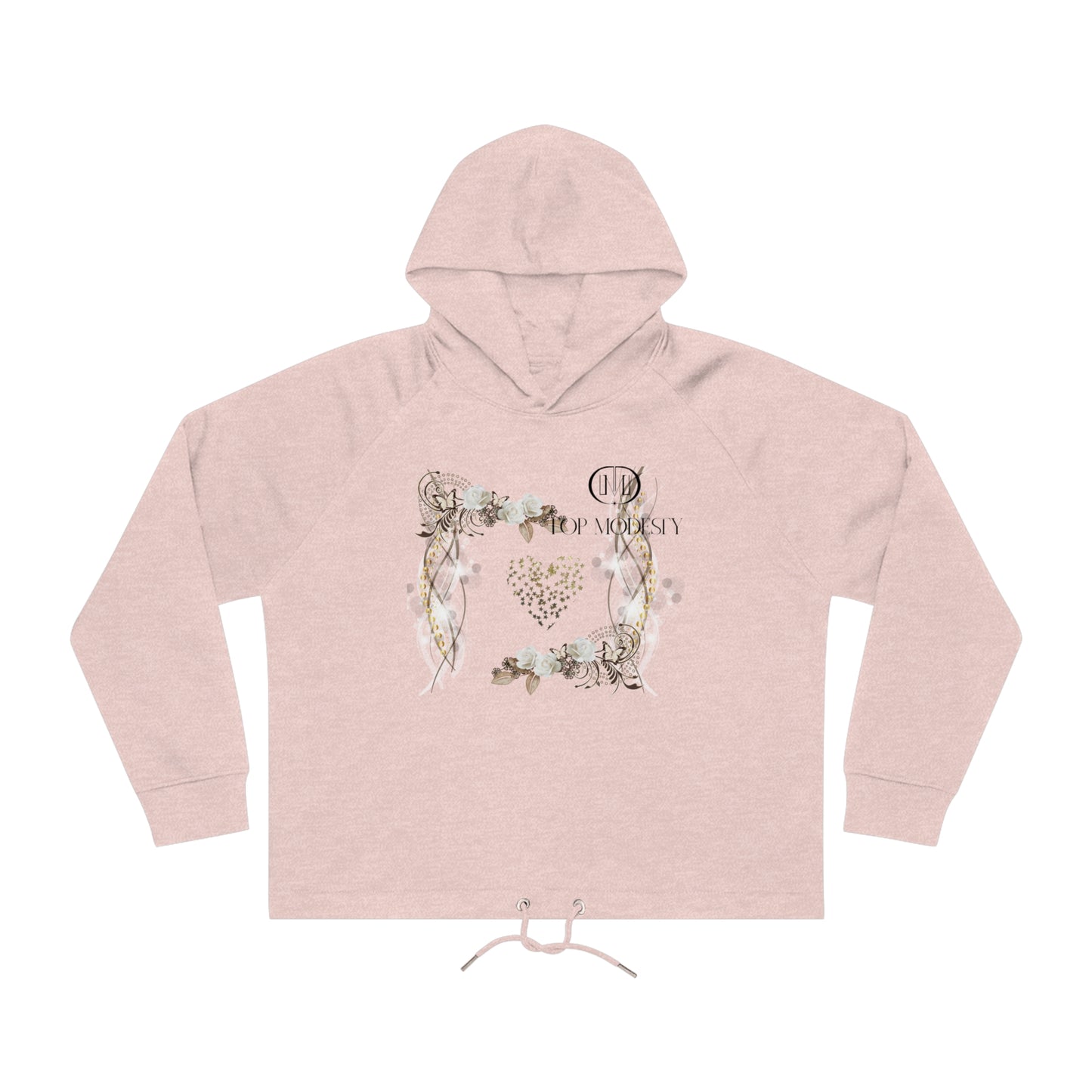 Top Modesty Romantic Women's Bower Cropped Hoodie Sweatshirt