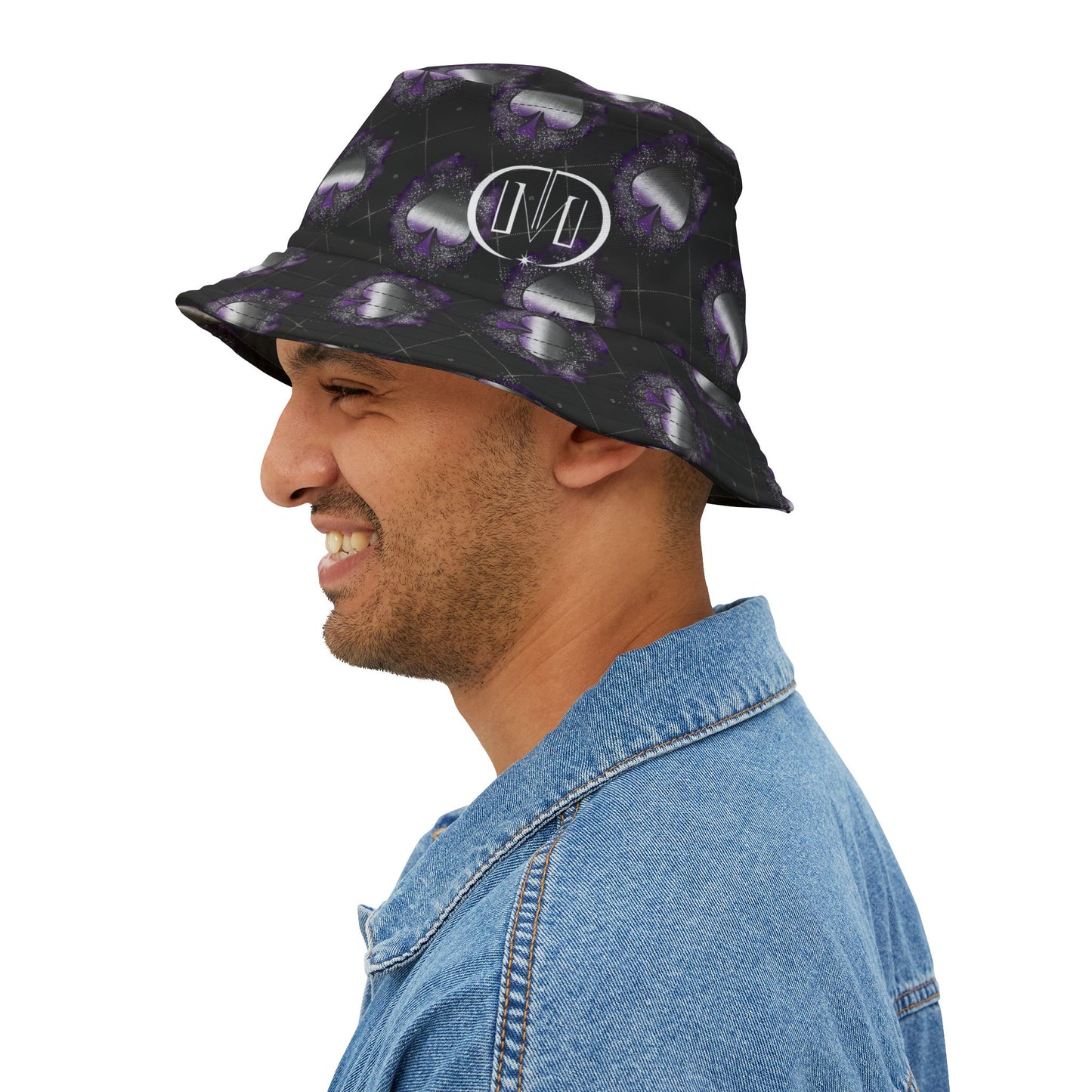 Top Modesty Night Spades Bucket Hat