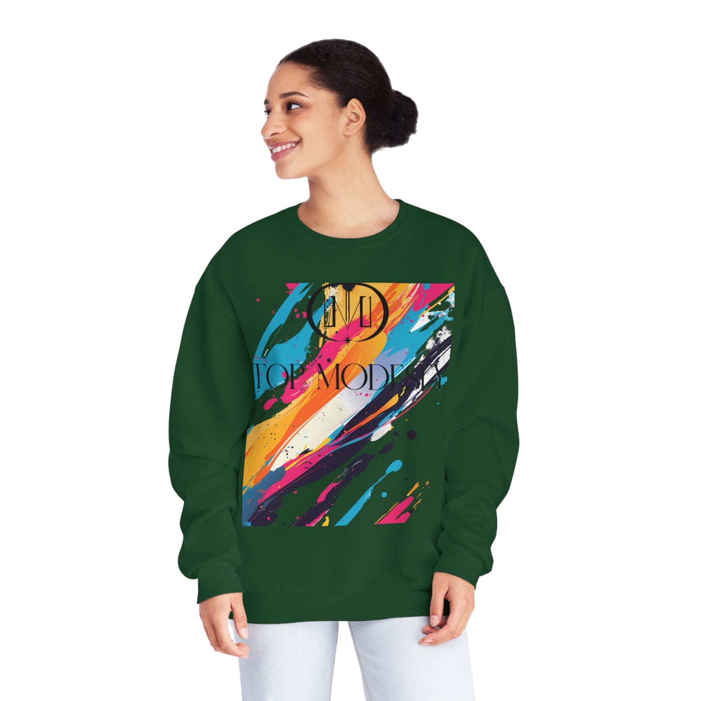 Top Modesty Spotlight Unisex Crewneck Sweatshirt