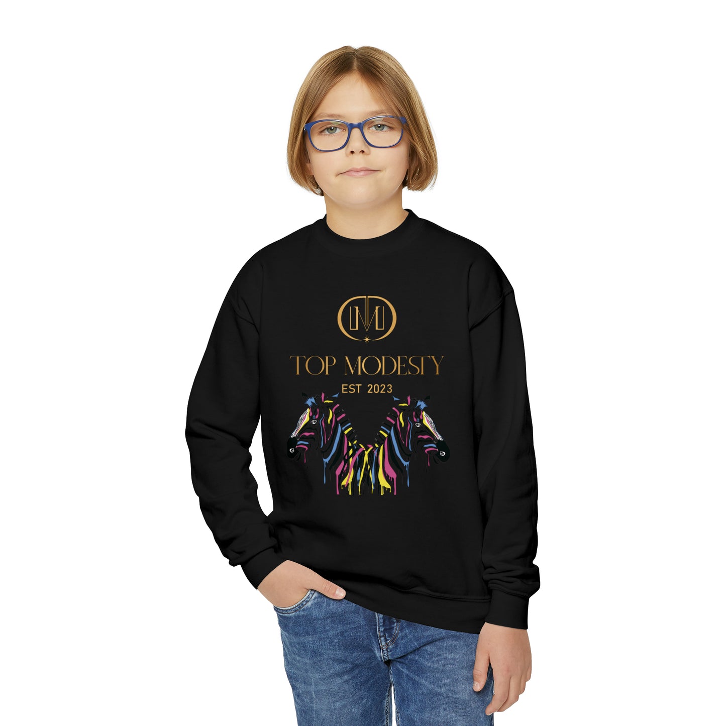 Youth Collection - Modesty DWI Youth Crewneck Sweatshirt