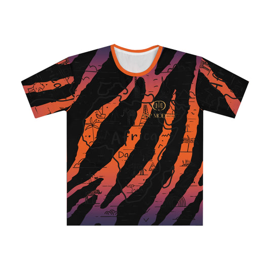 Top Modesty Men's Africa Day T-shirt-Orange