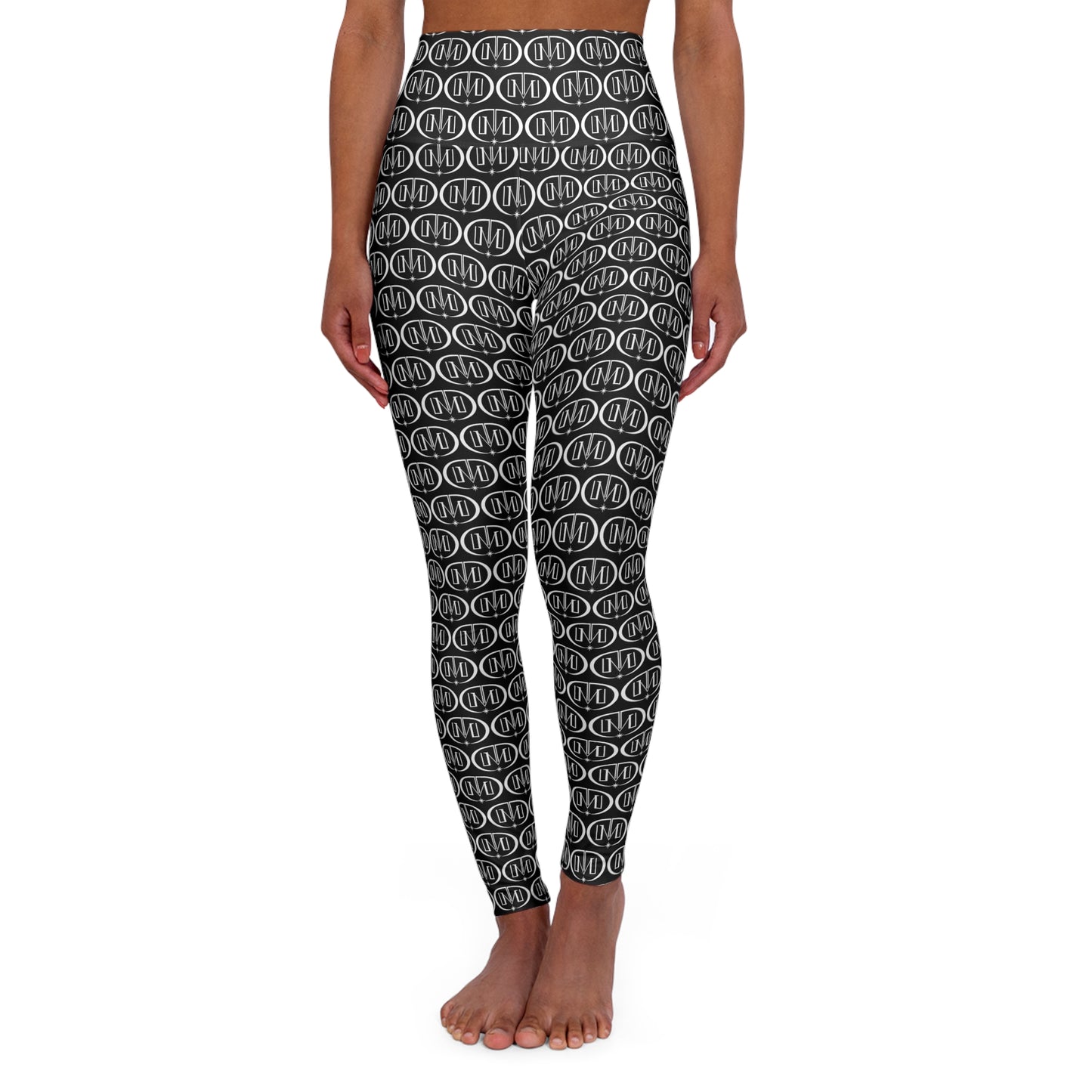 Top Modesty Perfect High Waisted Yoga Leggings (Black)