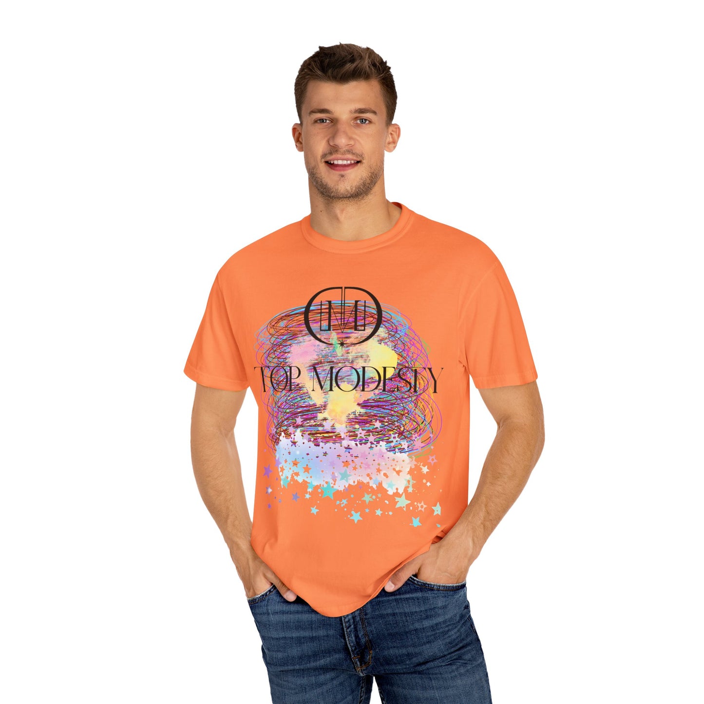 Top Modesty - Line Arts-Unisex Garment T-shirt