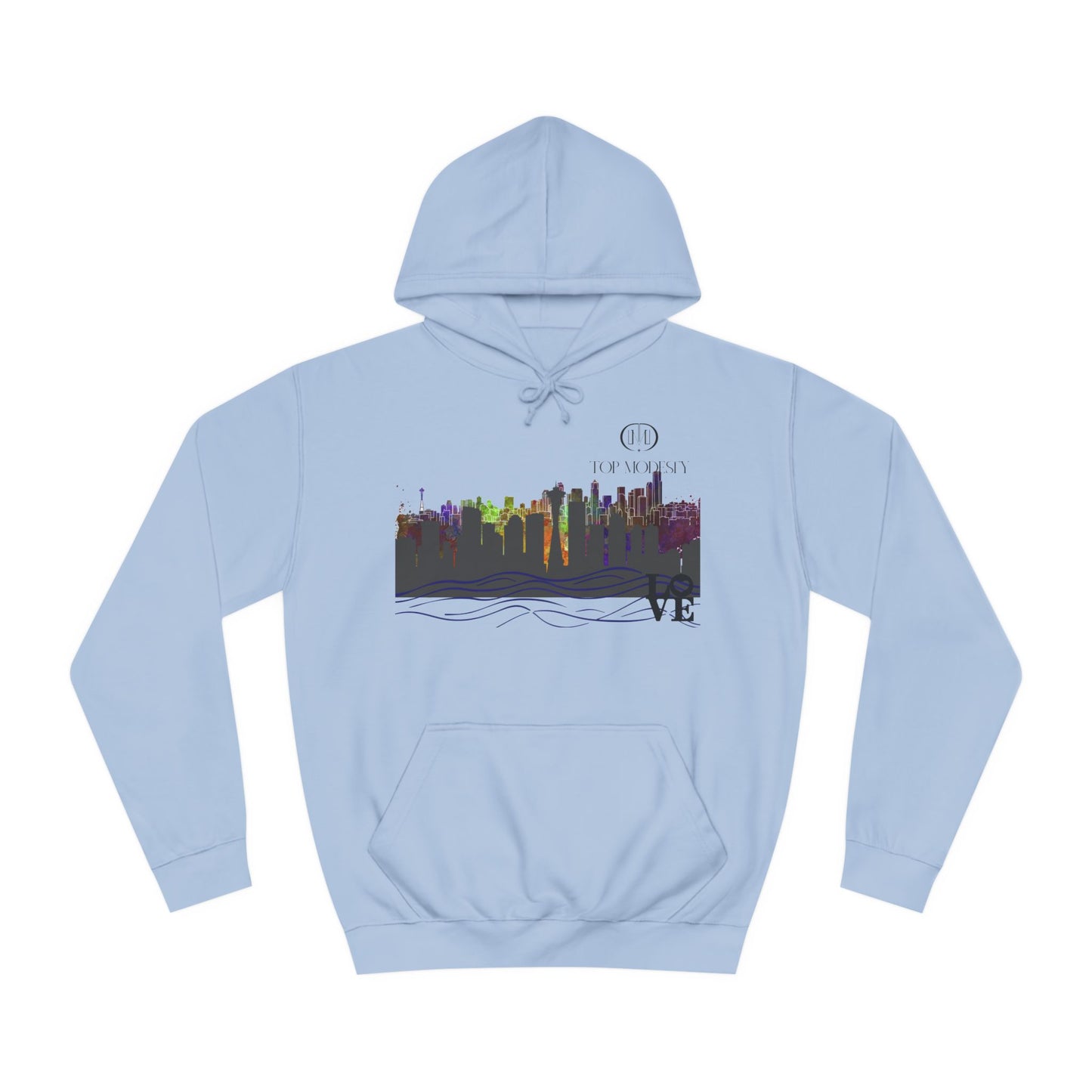 Top Modesty Rain City “Seattle” College Hoodie