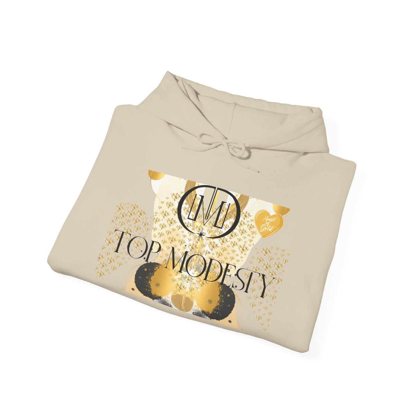 Top Modesty Heart of Gold Unisex Heavy Blend™ Hooded Sweatshirt