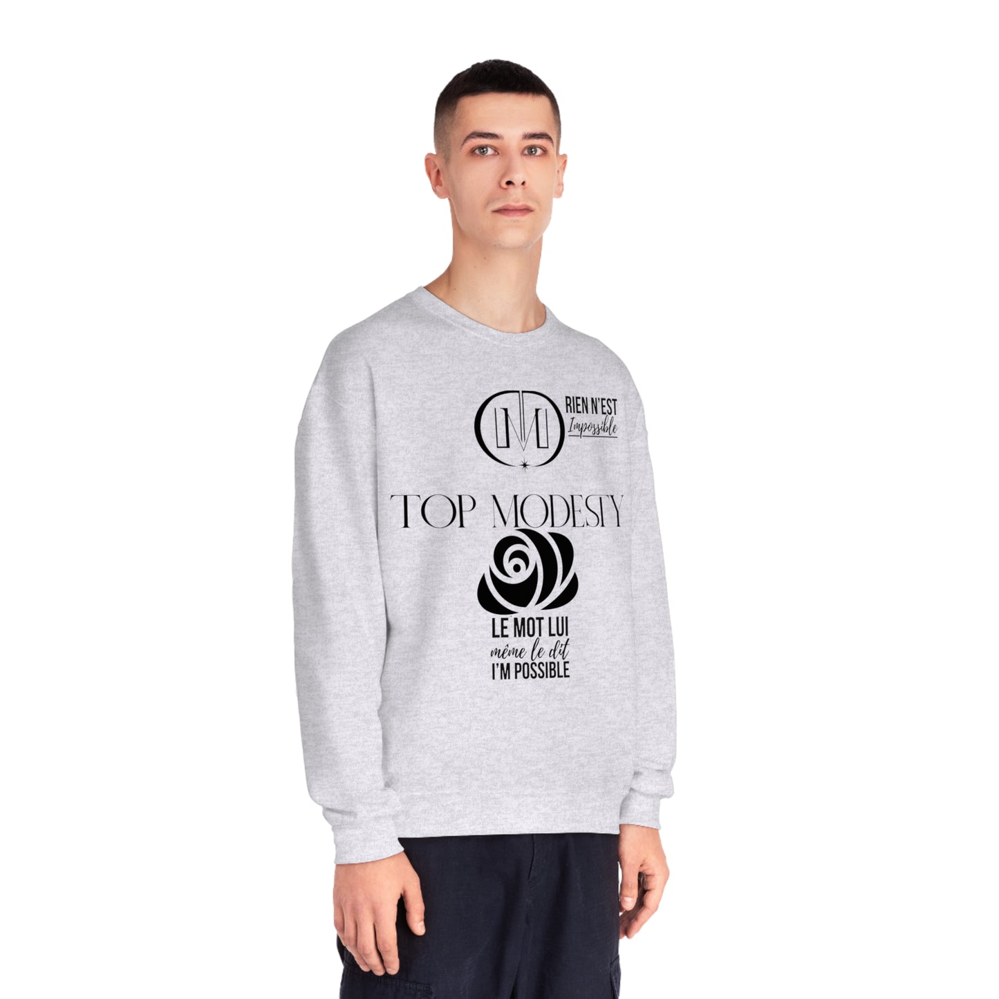 Top Modesty I’m Possible Unisex NuBlend® Crewneck Sweatshirt