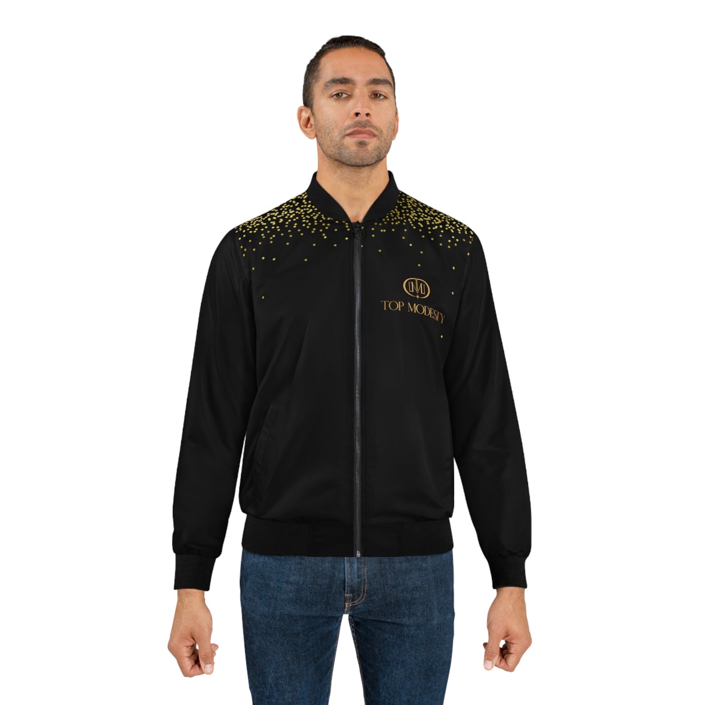 Top Modesty-Men's Bomber Jacket (Black)