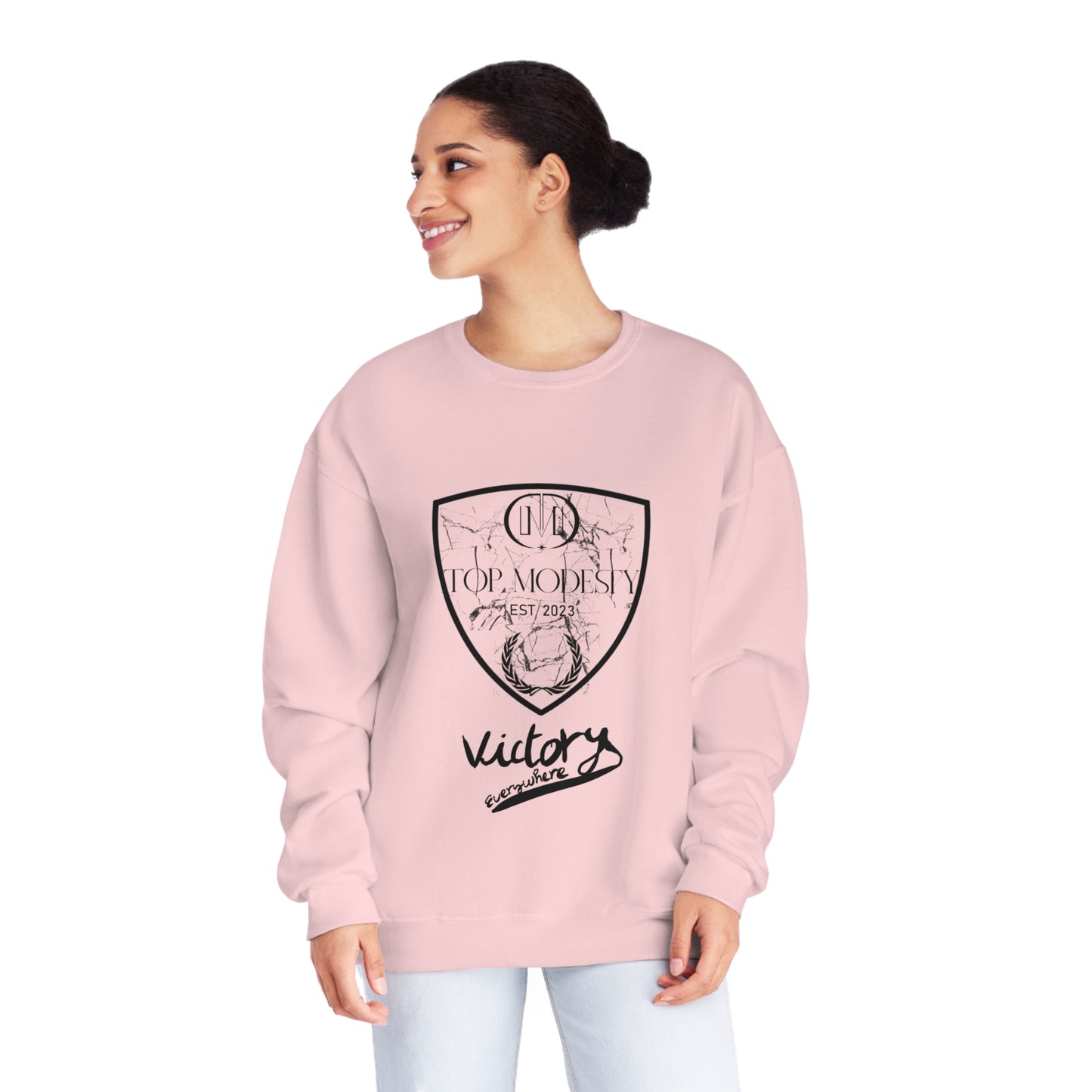 Top Modesty Victory Everywhere Unisex NuBlend® Crewneck Sweatshirt