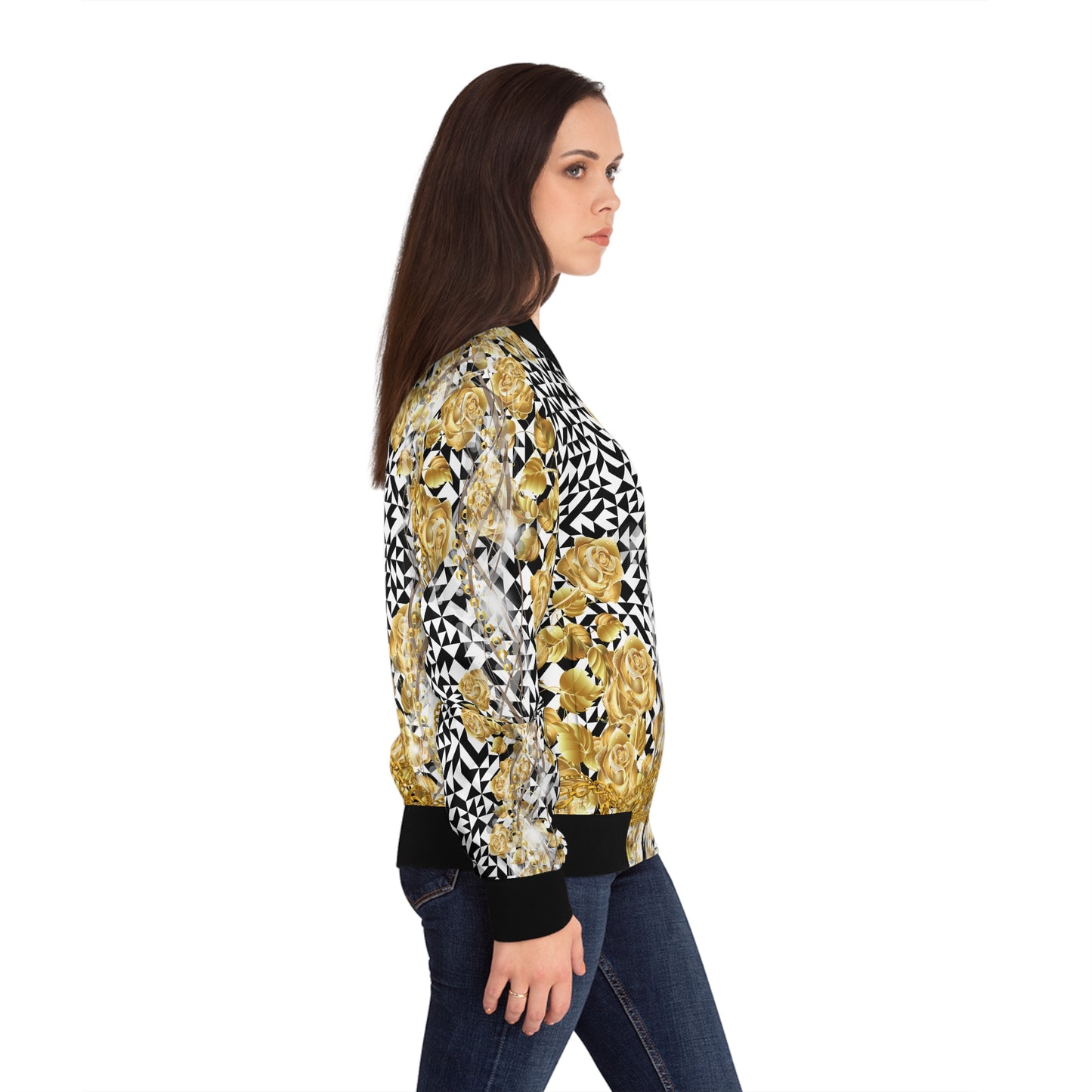 Top ModestyWomen's E.L.L.E.G.A.C.Y Bomber Jacket