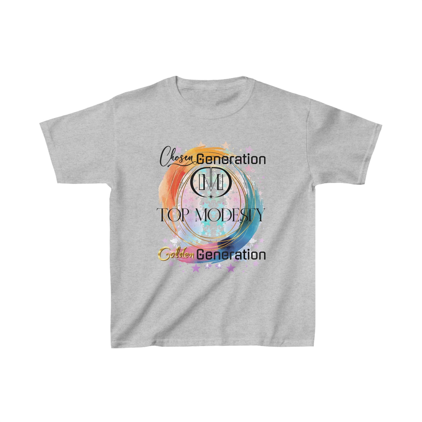 Top Modesty Chosen Golden Generation Kids Heavy Cotton™ Tee