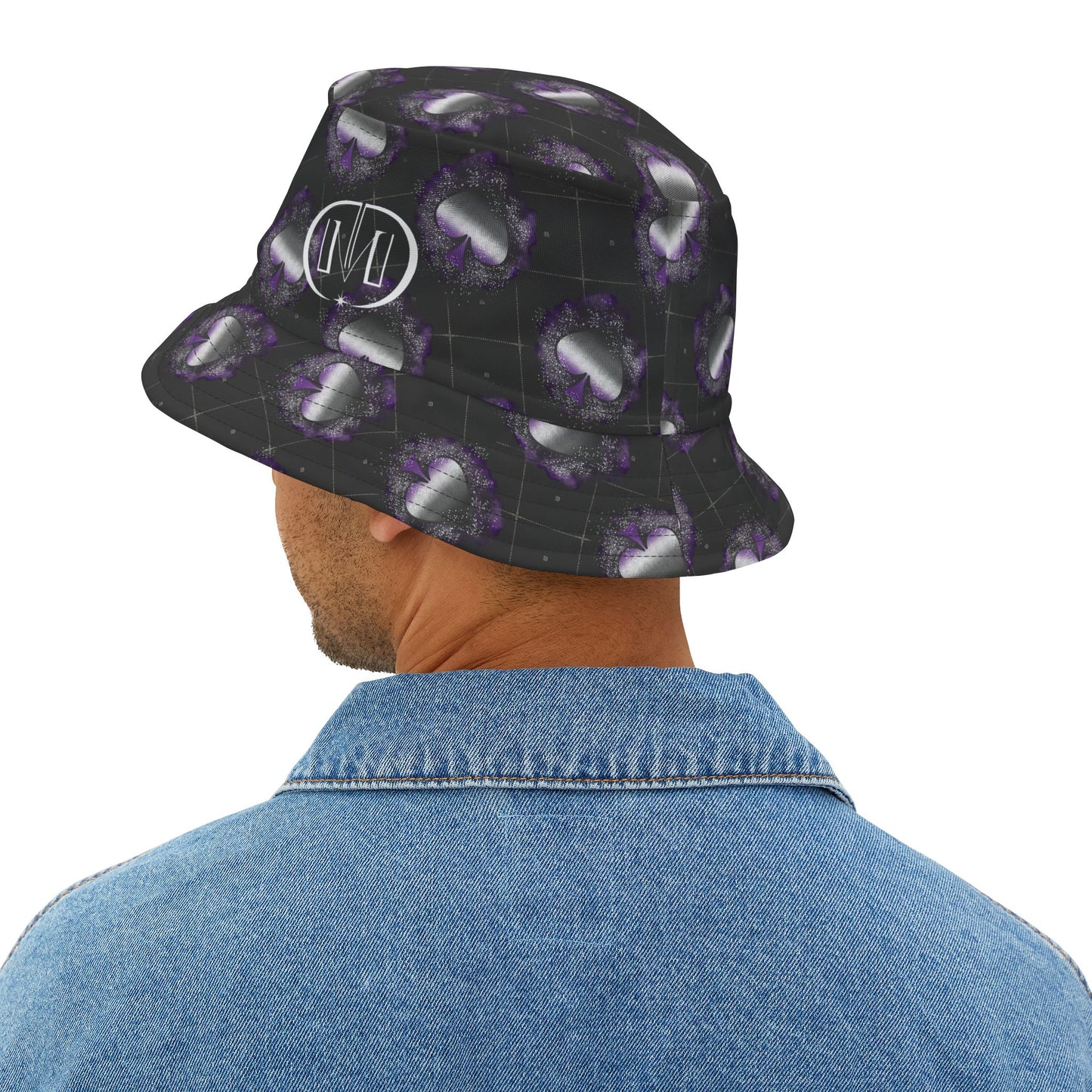 Top Modesty Night Spades Bucket Hat