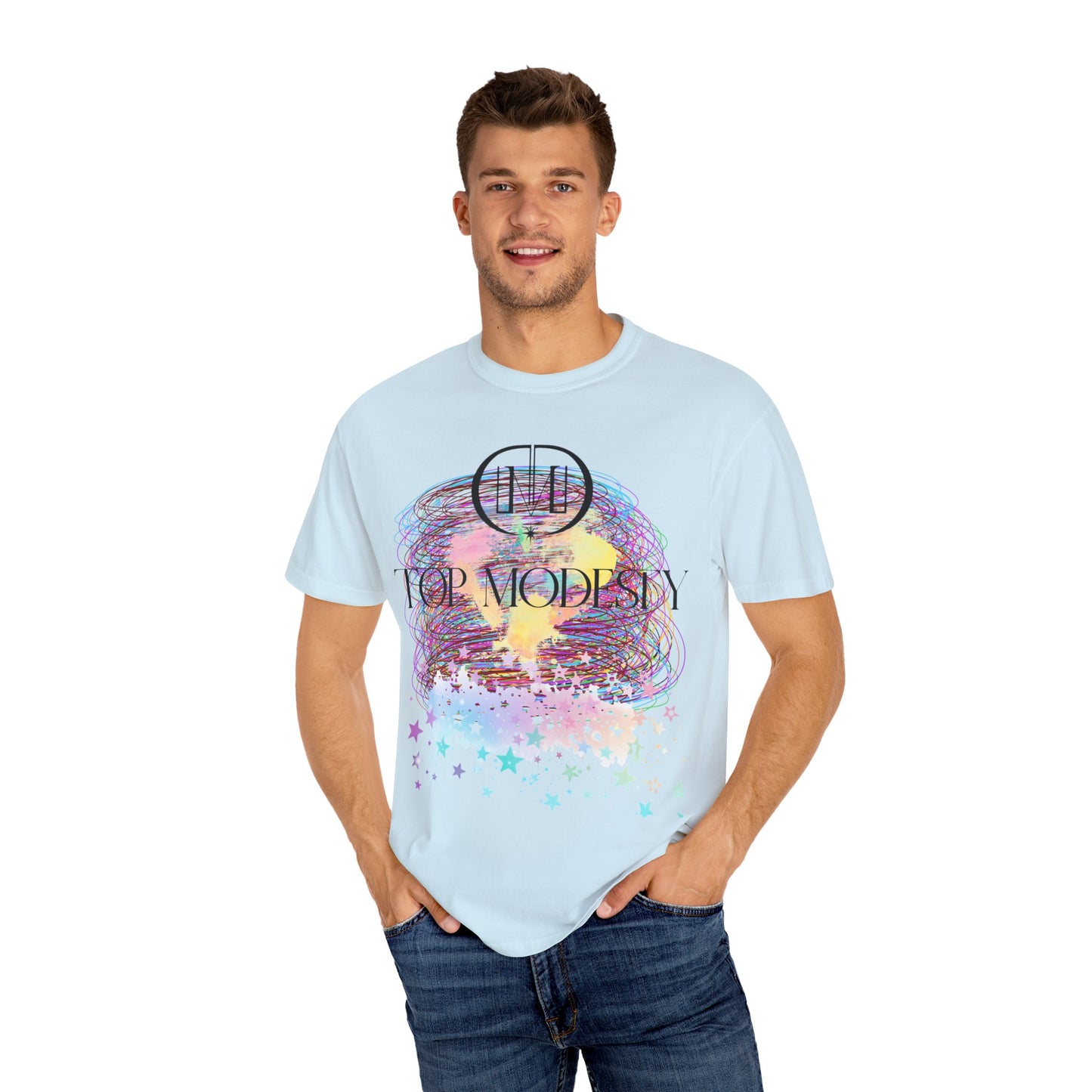 Top Modesty - Line Arts-Unisex Garment T-shirt