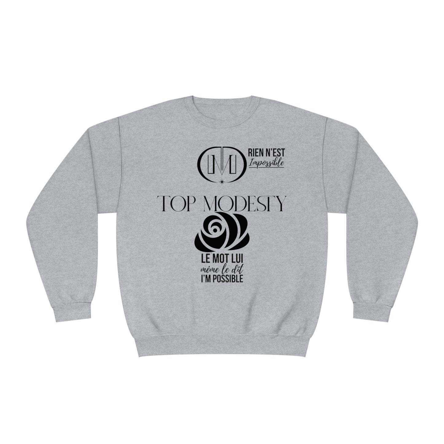 Top Modesty I’m Possible Unisex NuBlend® Crewneck Sweatshirt