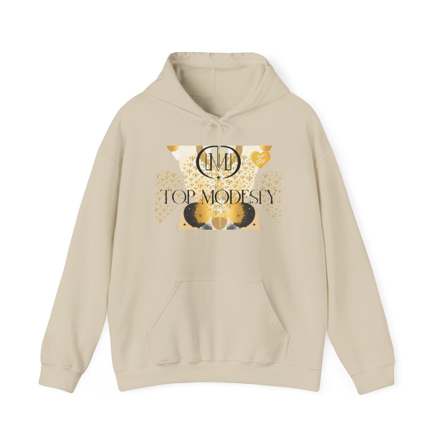 Top Modesty Heart of Gold Unisex Heavy Blend™ Hooded Sweatshirt