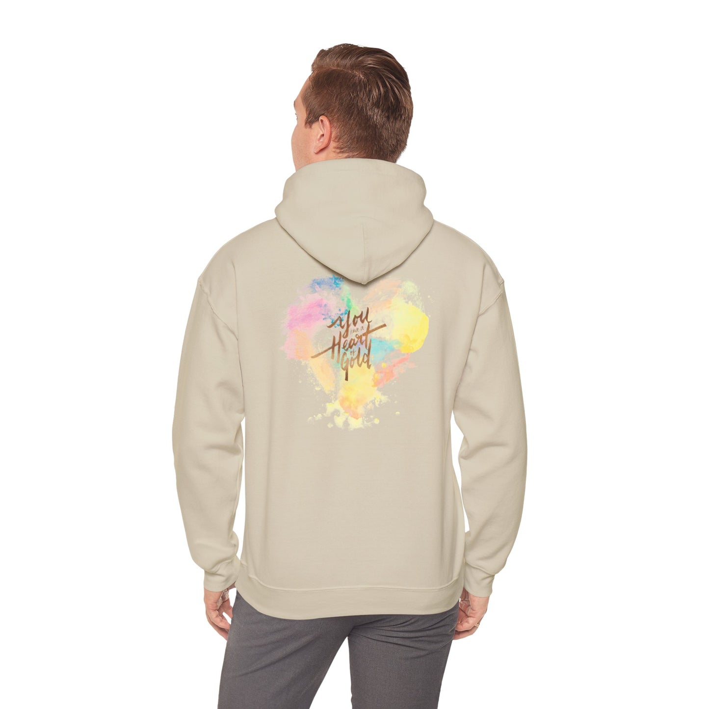 Top Modesty Heart of Gold Unisex Heavy Blend™ Hooded Sweatshirt