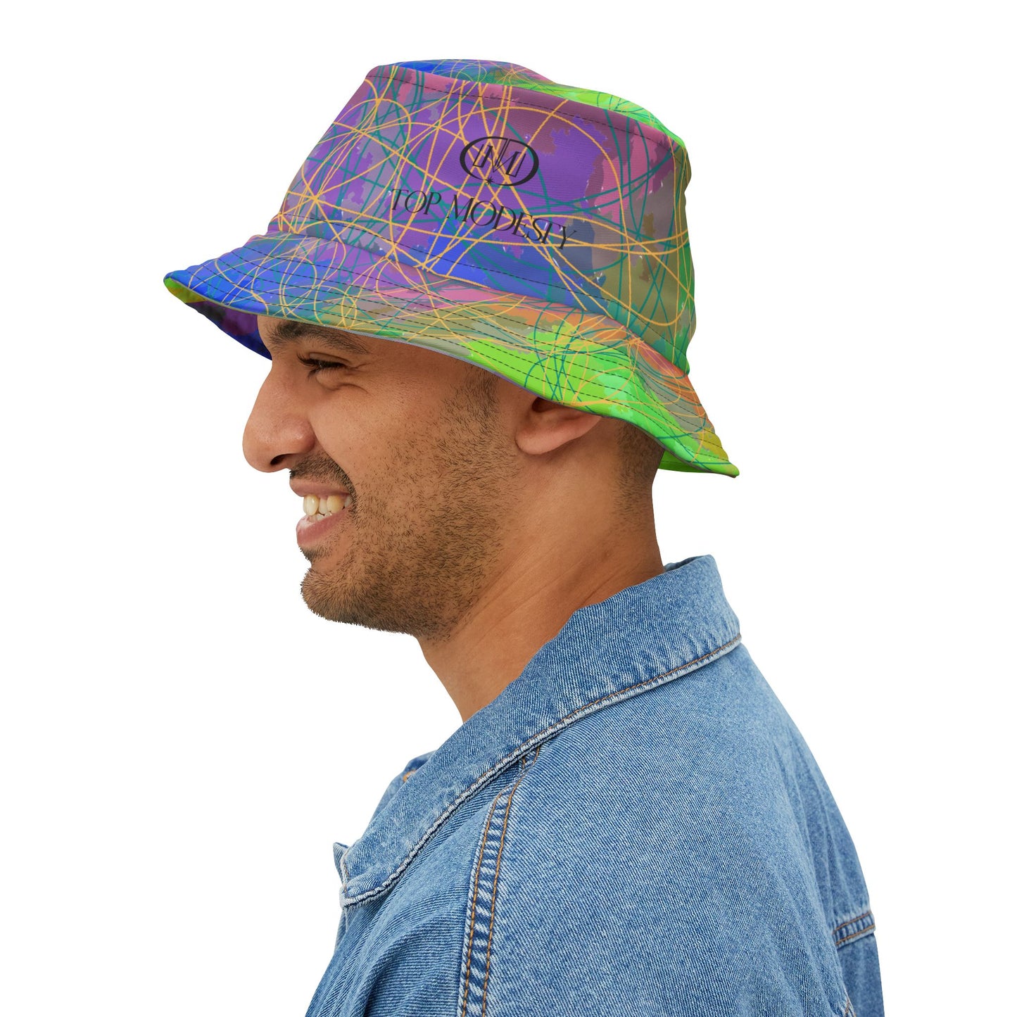 Top Modesty Art Africa Bucket Hat