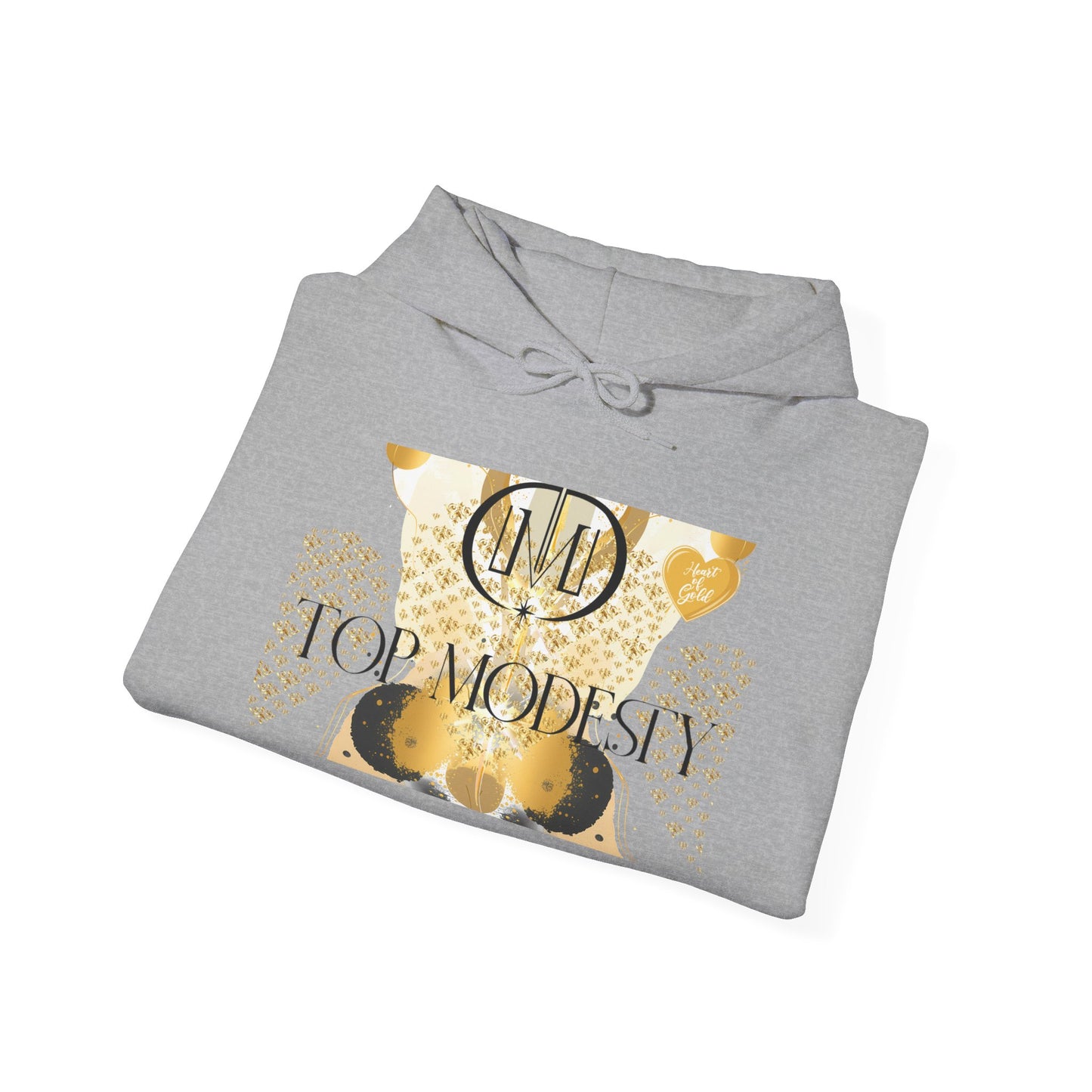 Top Modesty Heart of Gold Unisex Heavy Blend™ Hooded Sweatshirt